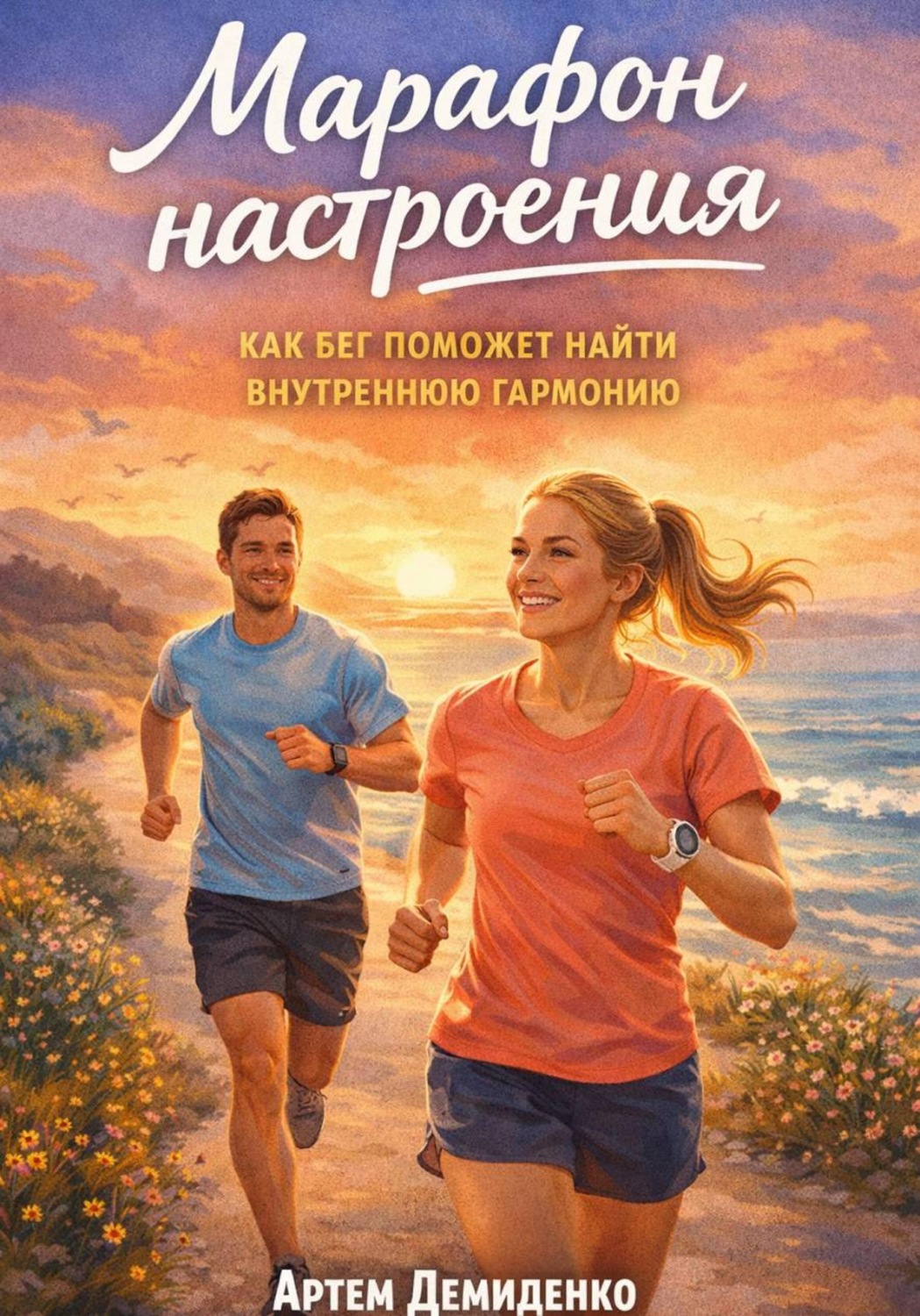 Обложка книги «Марафон настроения: Как бег поможет найти внутреннюю гармонию»
