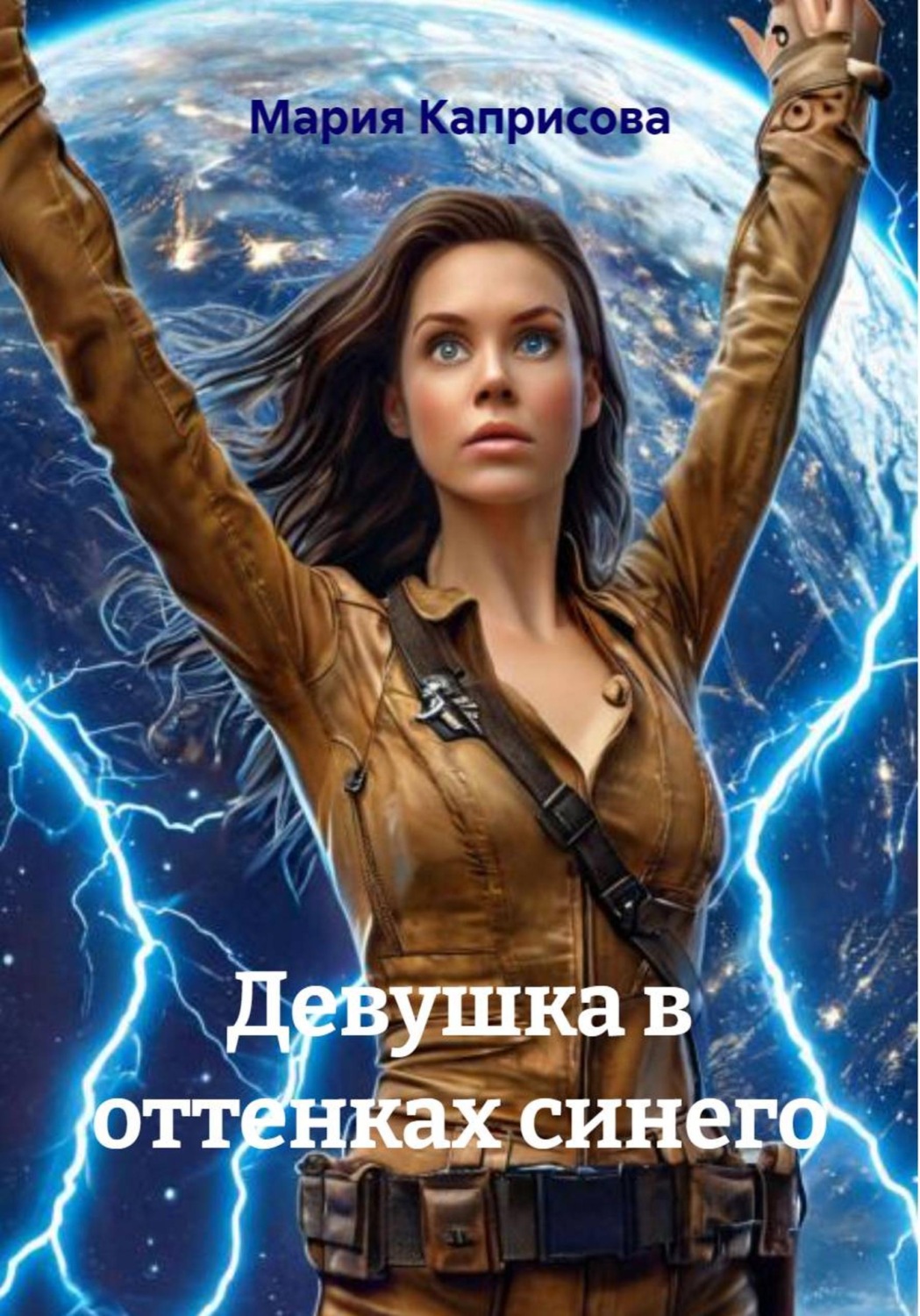 Обложка книги «Девушка в оттенках синего»
