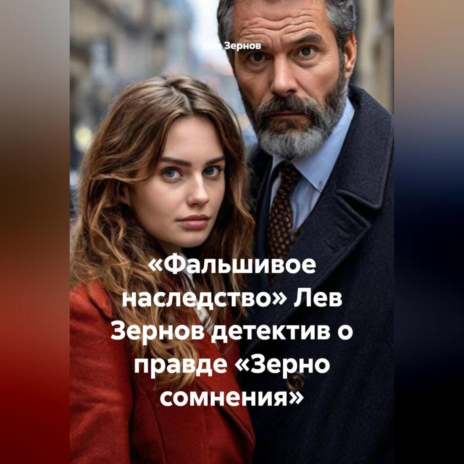 Обложка книги ««Фальшивое наследство» Лев Зернов детектив о правде «Зерно сомнения»»