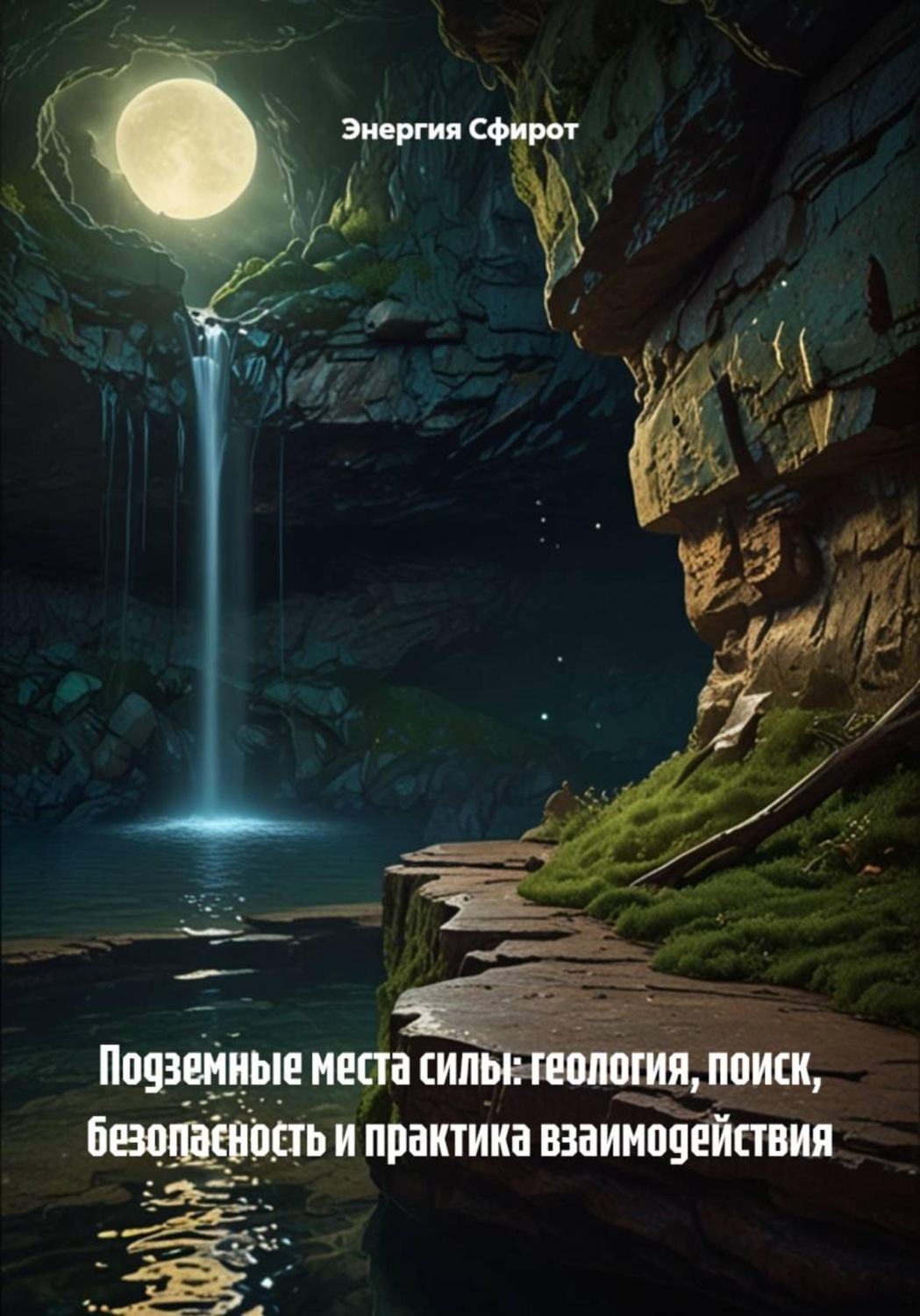 Обложка книги «Подземные места силы: геология, поиск, безопасность и практика взаимодействия»