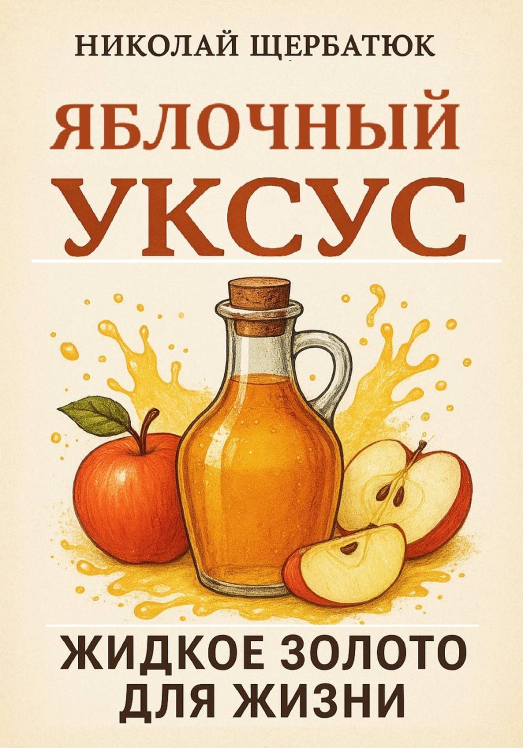 Обложка книги «Яблочный Уксус: Жидкое Золото для Жизни»