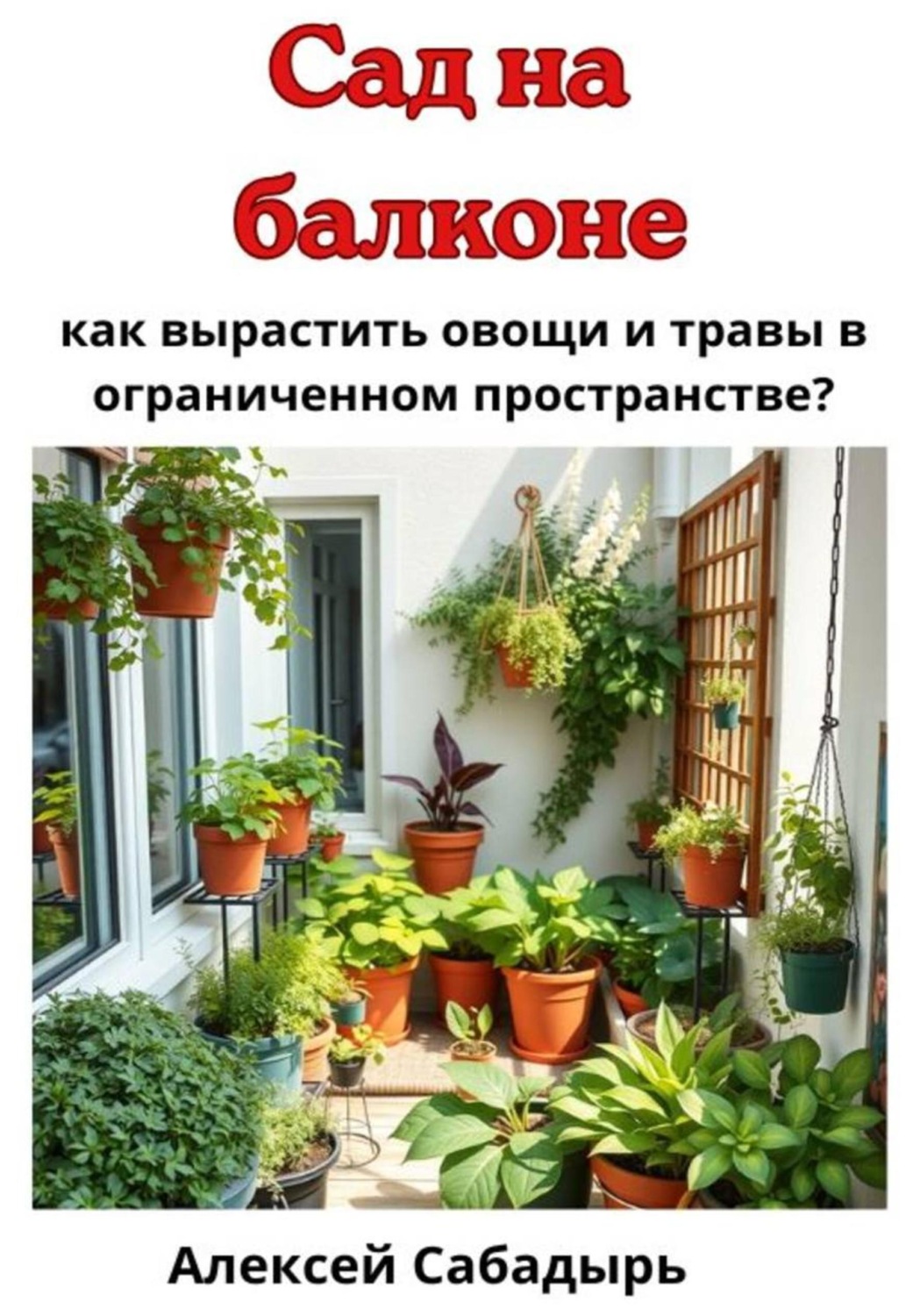 Обложка книги «Сад на балконе: как вырастить овощи и травы в ограниченном пространстве?»