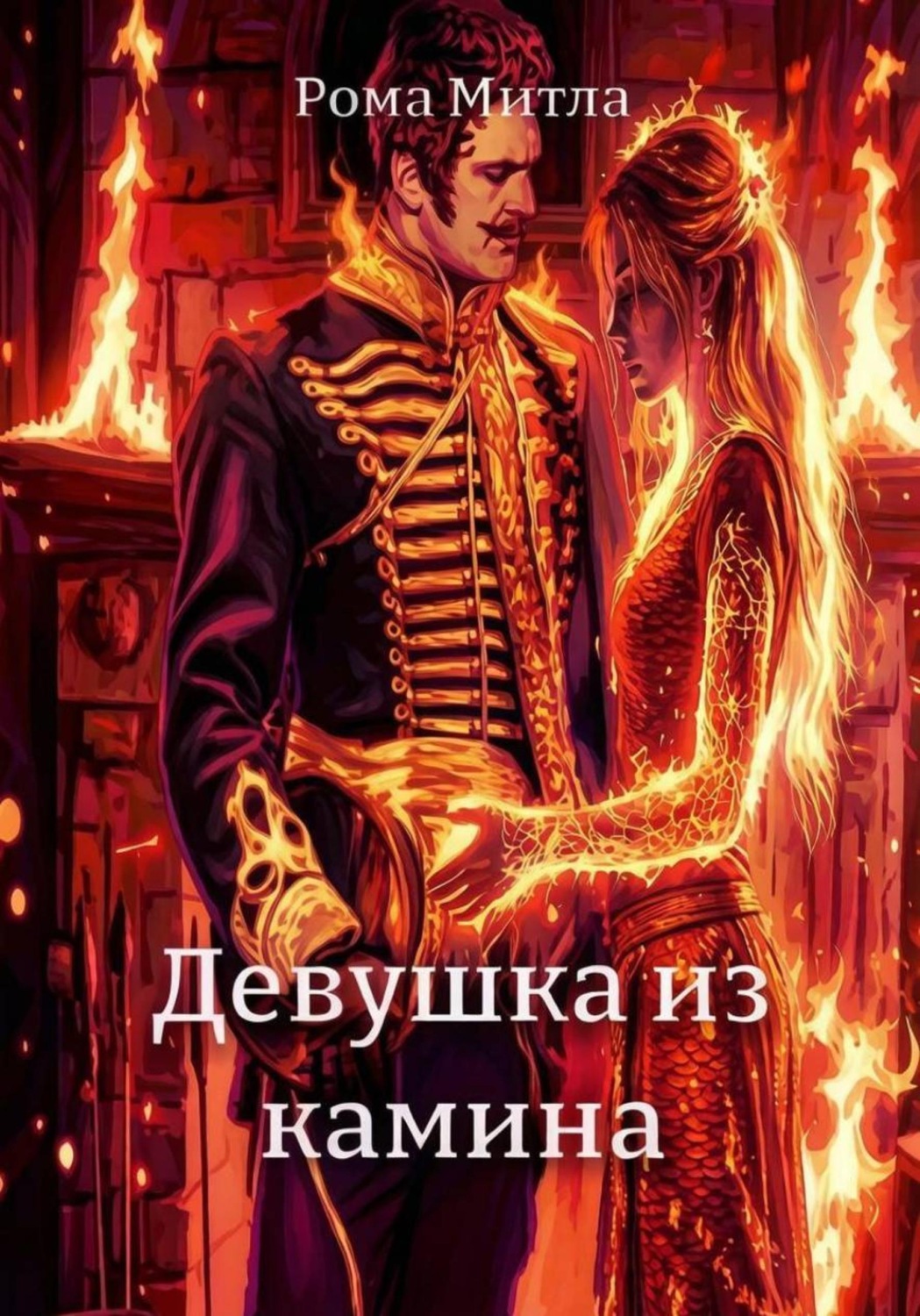 Обложка книги «Девушка из камина»