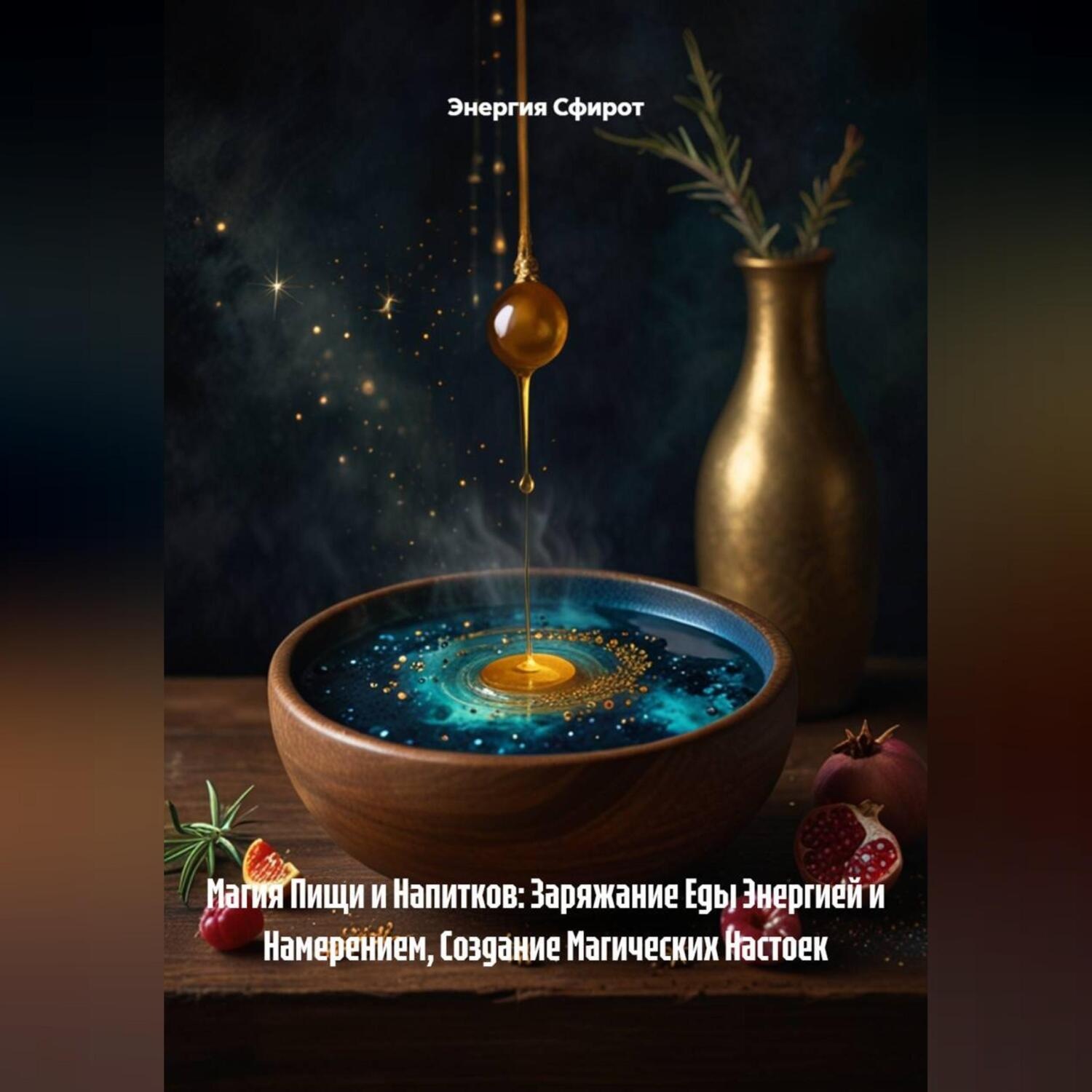 Обложка книги «Магия Пищи и Напитков: Заряжание Еды Энергией и Намерением, Создание Магических Настоек»