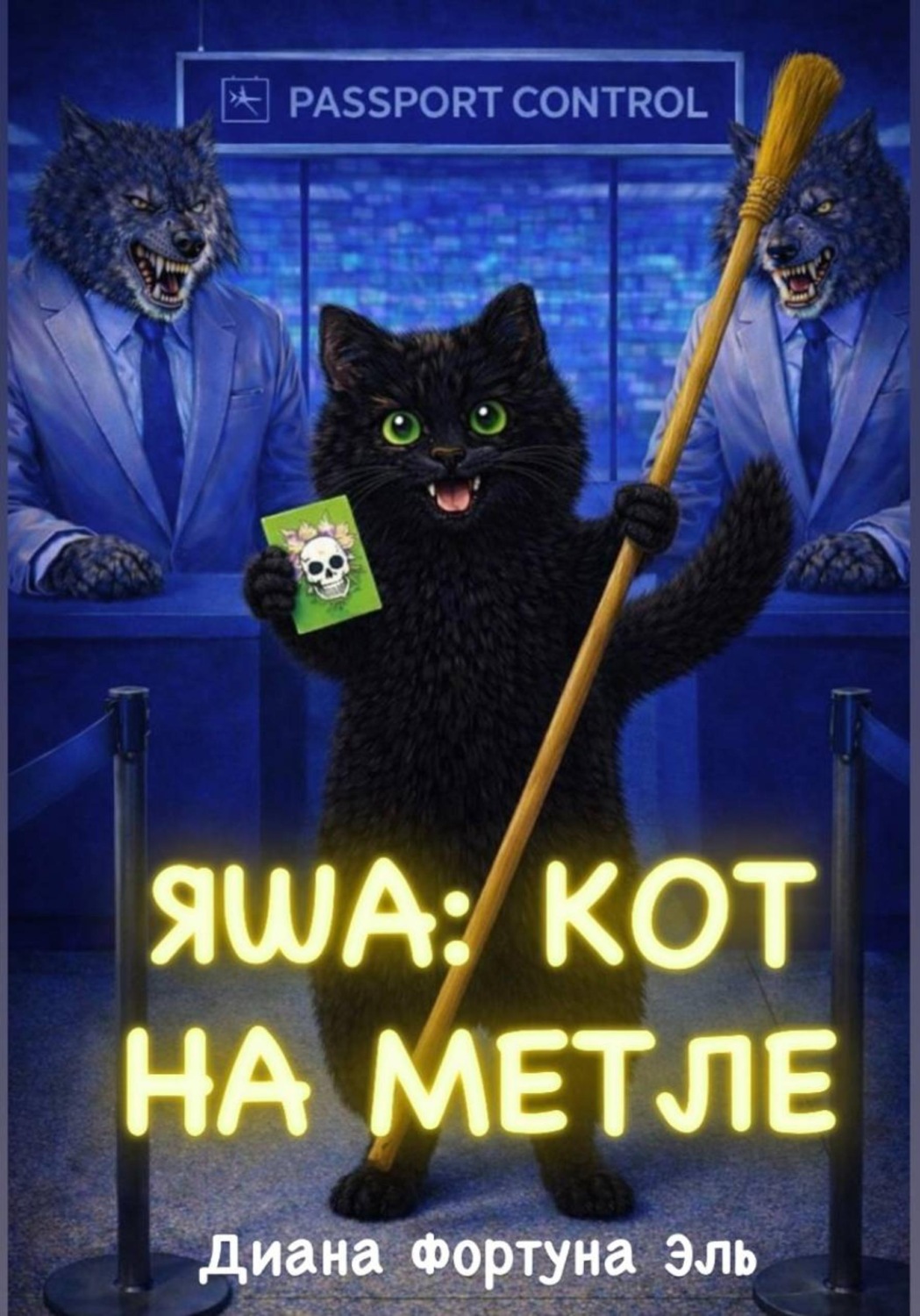 Обложка книги «Яша: кот на метле»