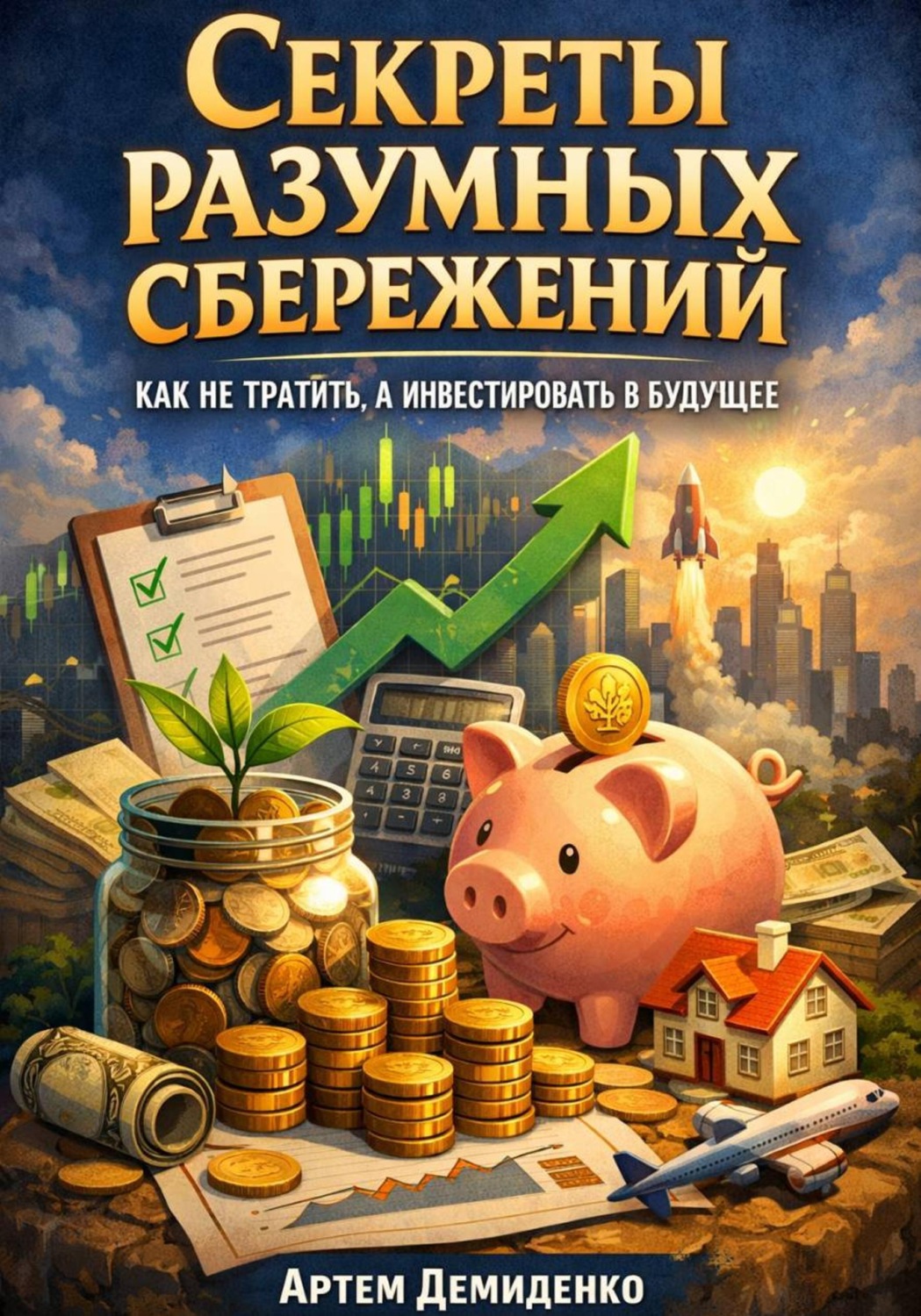 Обложка книги «Секреты разумных сбережений: Как не тратить, а инвестировать в будущее»