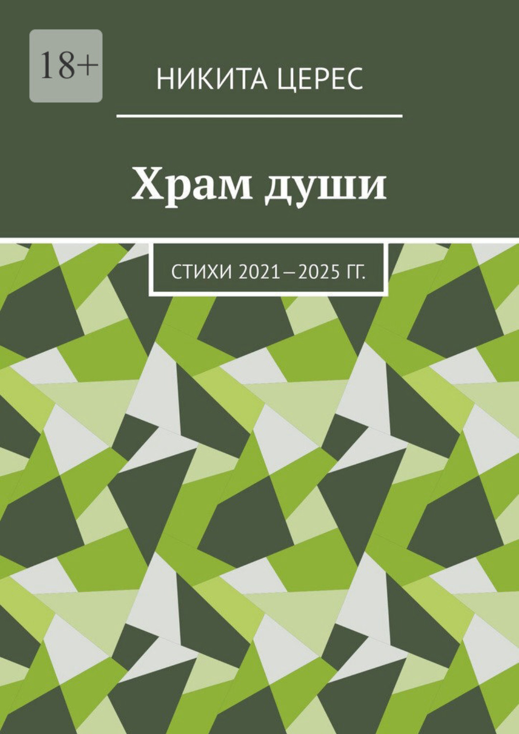 Обложка книги «Храм души. Стихи 2021—2025 гг.»