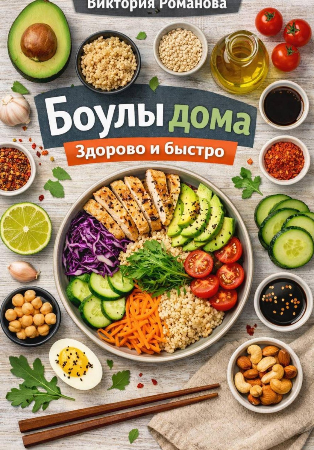 Обложка книги «Боулы дома: здорово и быстро»