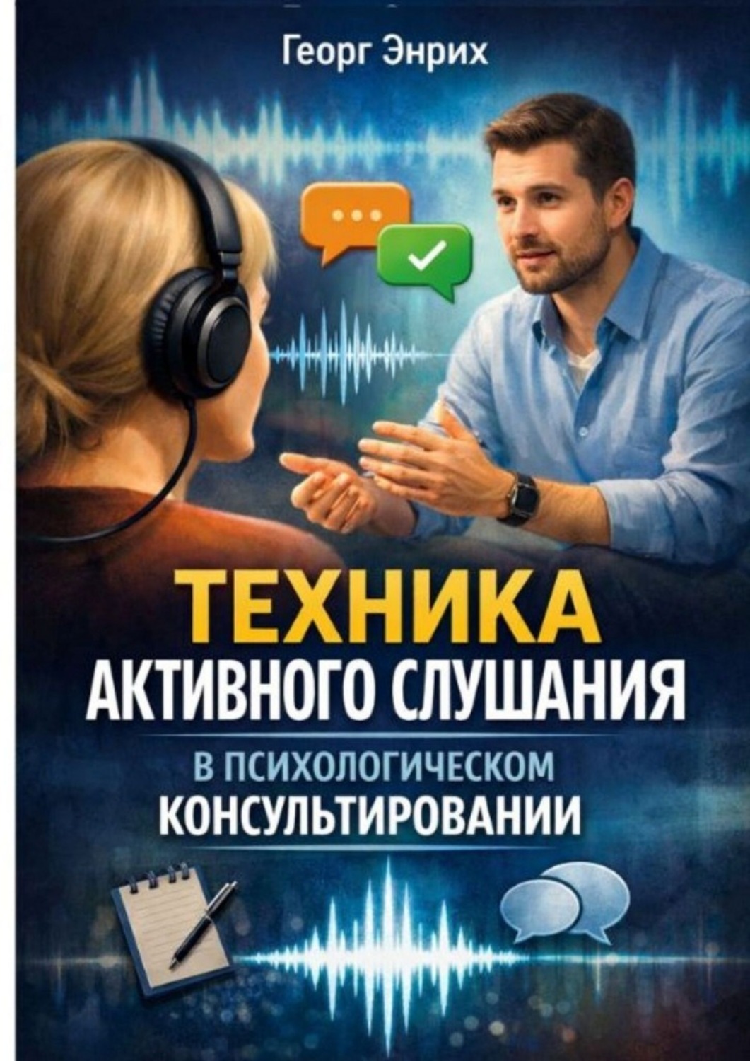 Обложка книги «Техника активного слушания в психологическом консультировании»