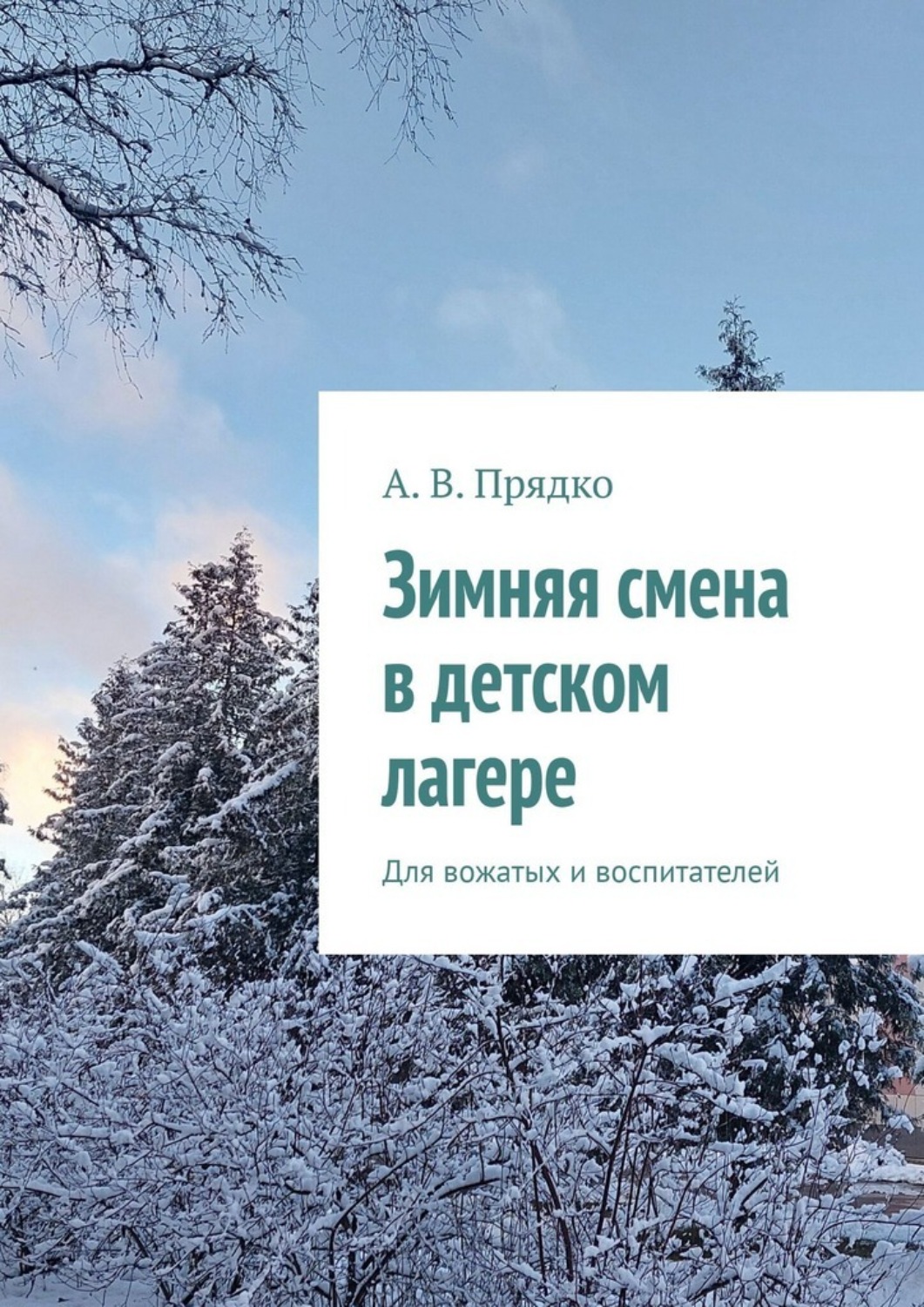 Обложка книги «Зимняя смена в детском лагере. Для вожатых и воспитателей»