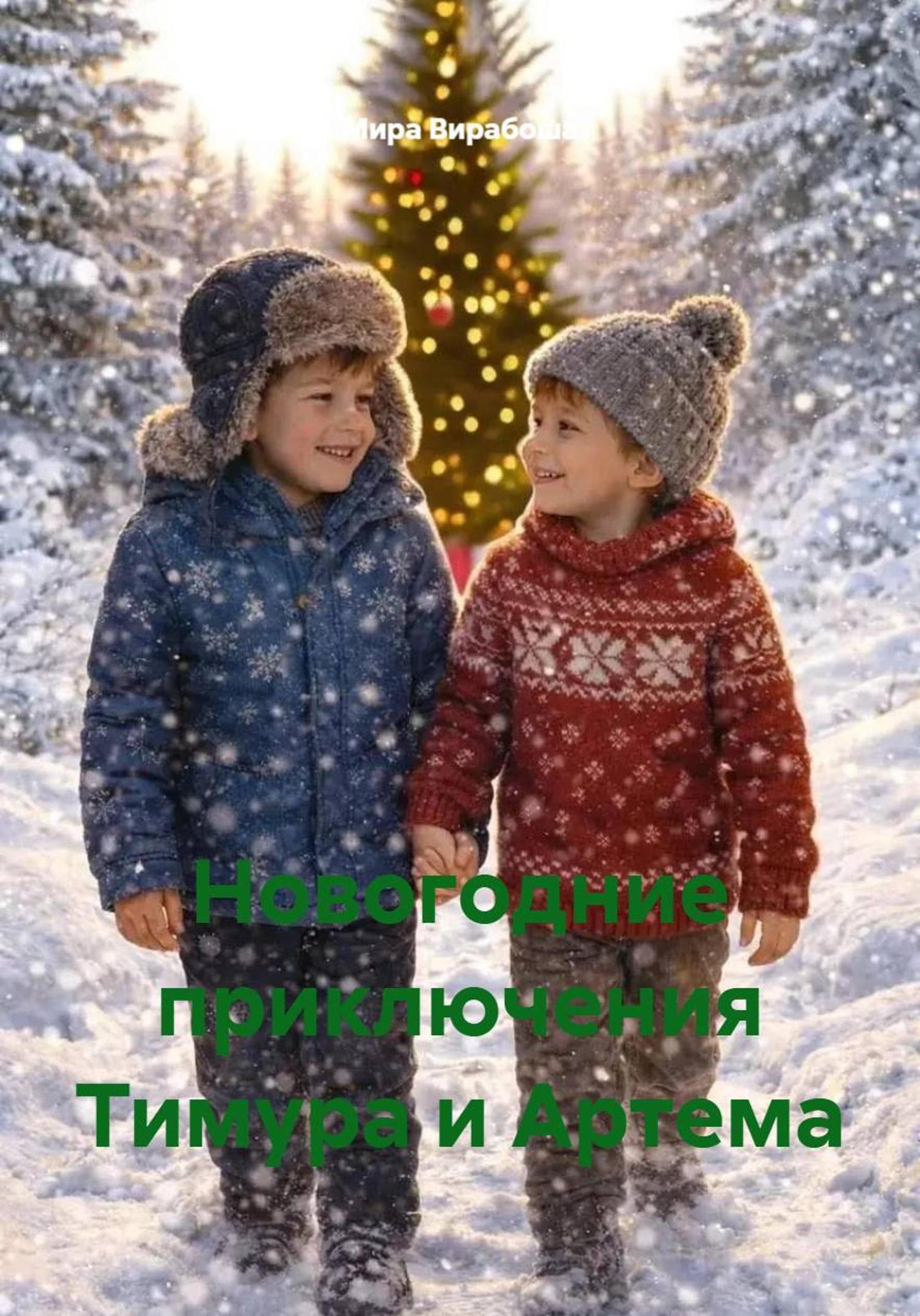 Обложка книги «Новогодние приключения Тимура и Артема»