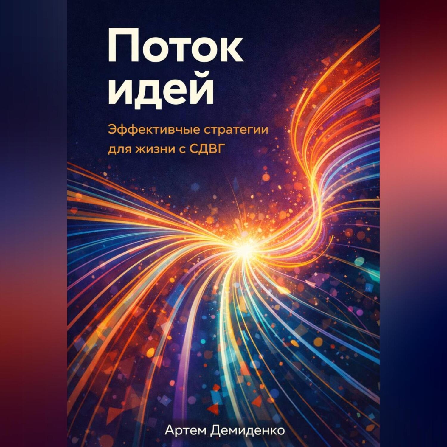 Обложка книги «Поток идей: Эффективные стратегии для жизни с СДВГ»