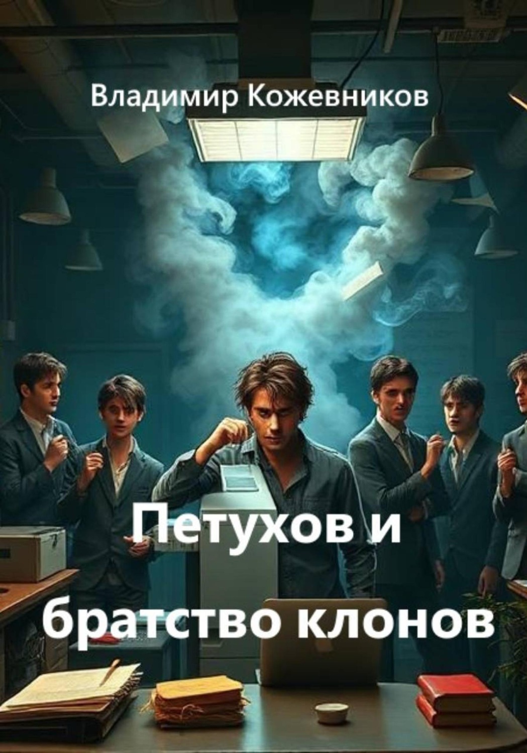 Обложка книги «Петухов и братство клонов»