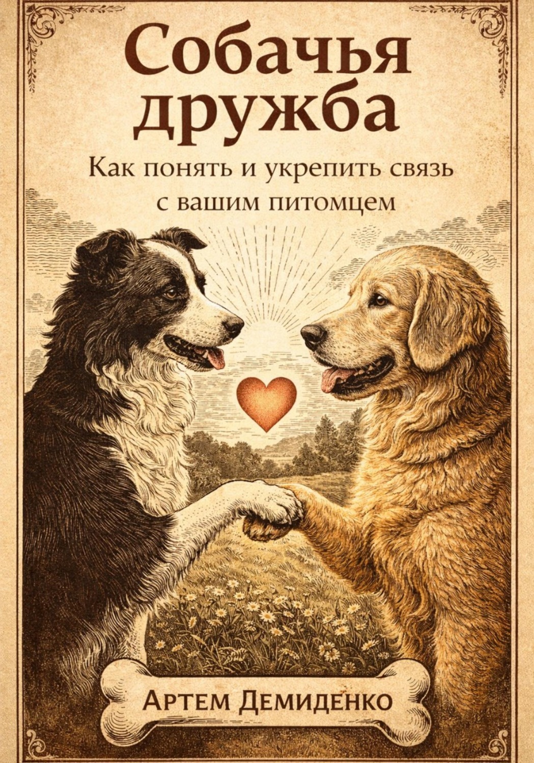 Обложка книги «Собачья дружба: Как понять и укрепить связь с вашим питомцем»