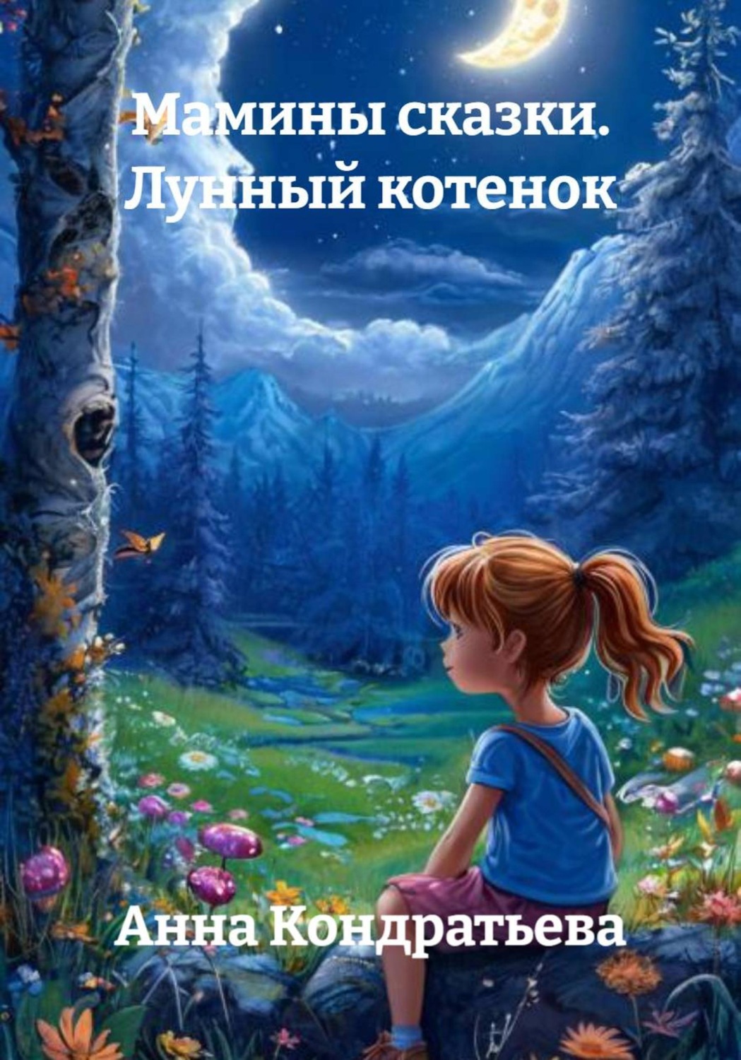 Обложка книги «Мамины сказки. Лунный котенок»