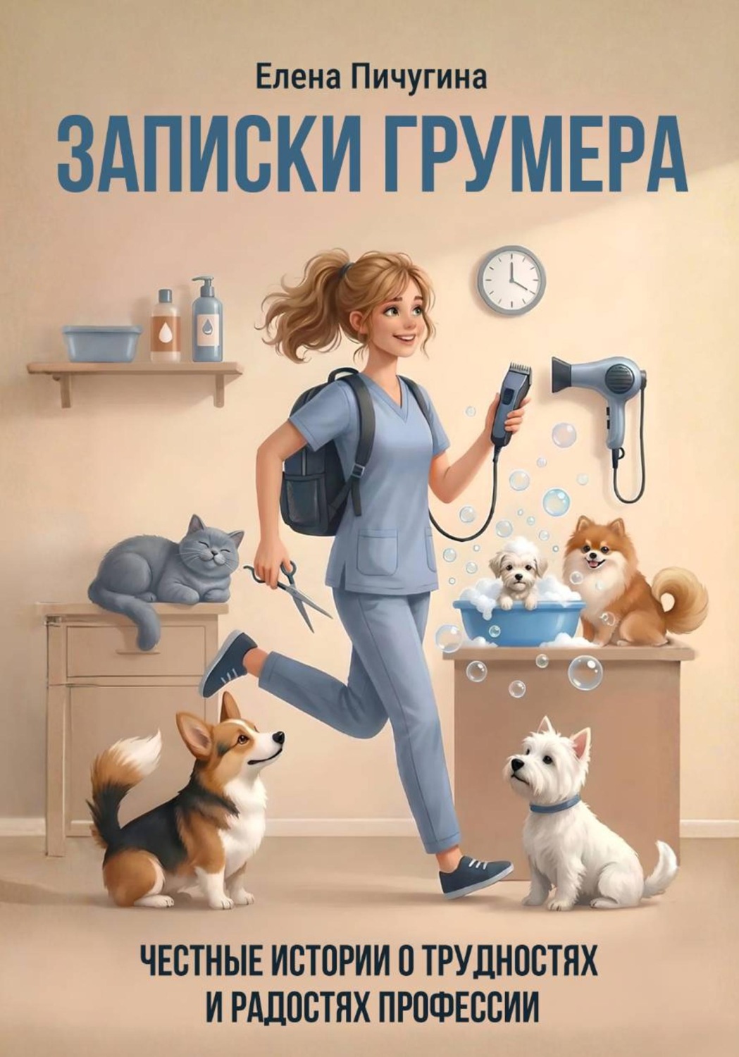 Обложка книги «Записки грумера. Честные истории о трудностях и радостях профессии»