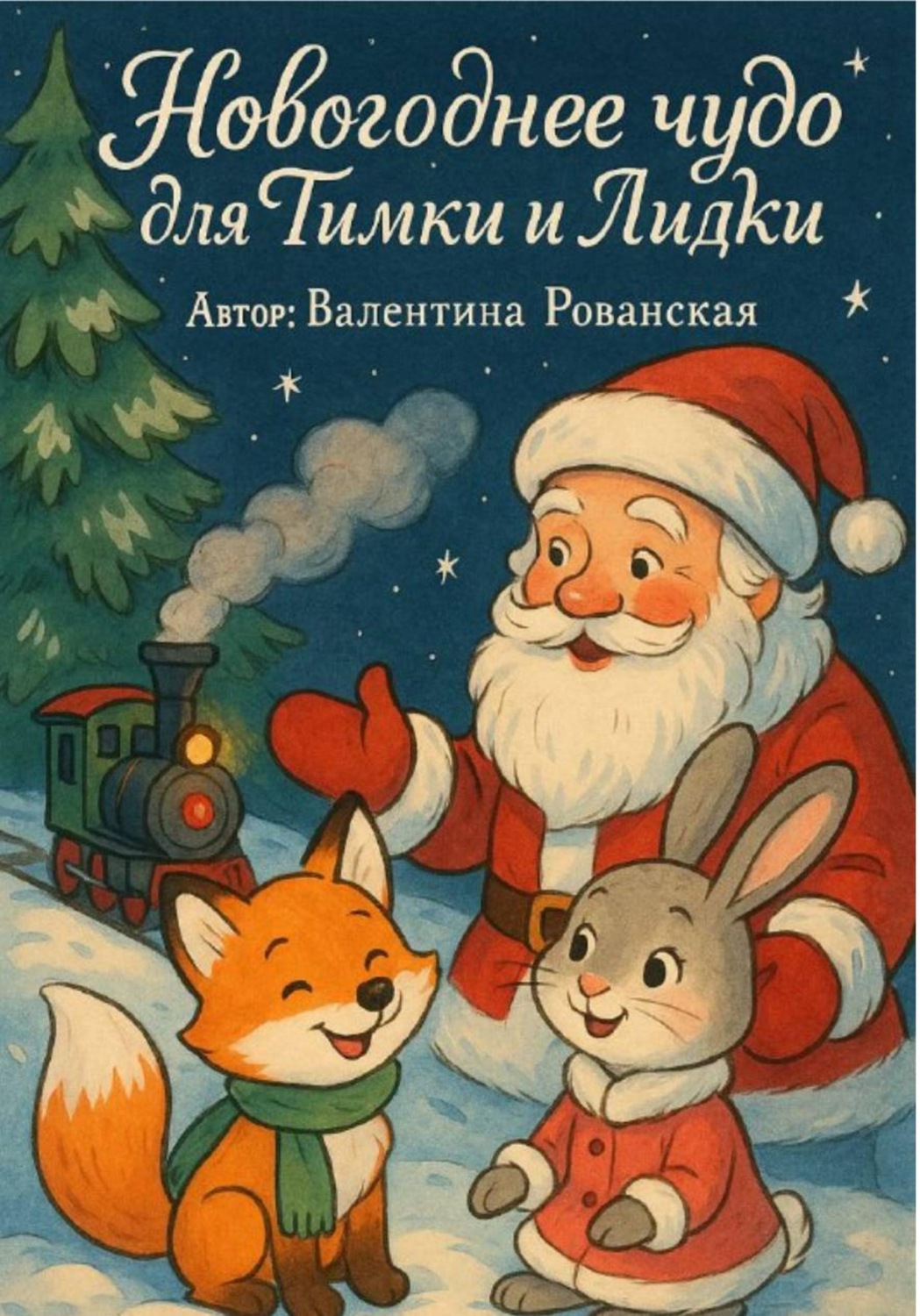Обложка книги «Новогоднее чудо для Тимки и Лидки»