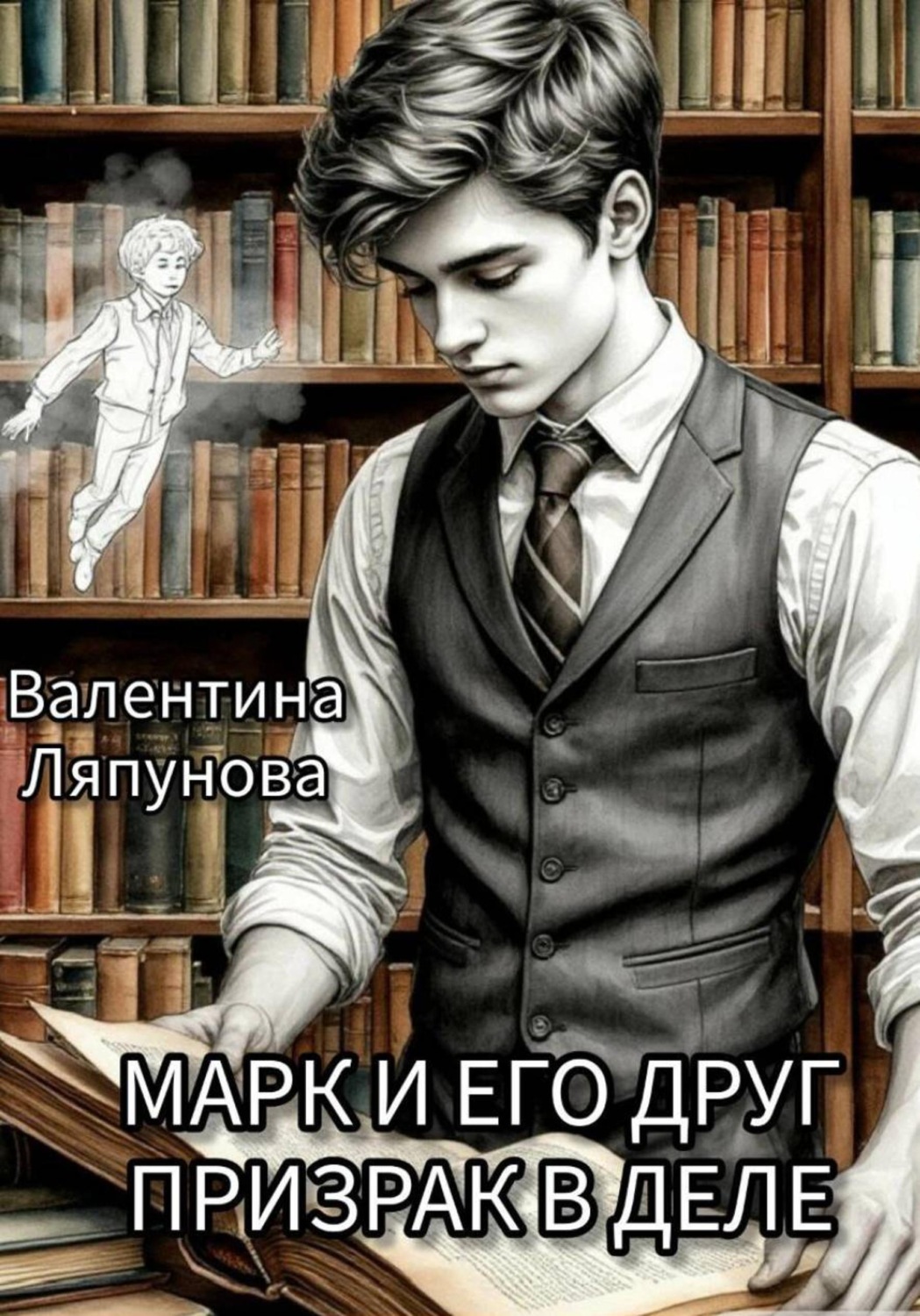 Обложка книги «Марк и его друг призрак в деле»