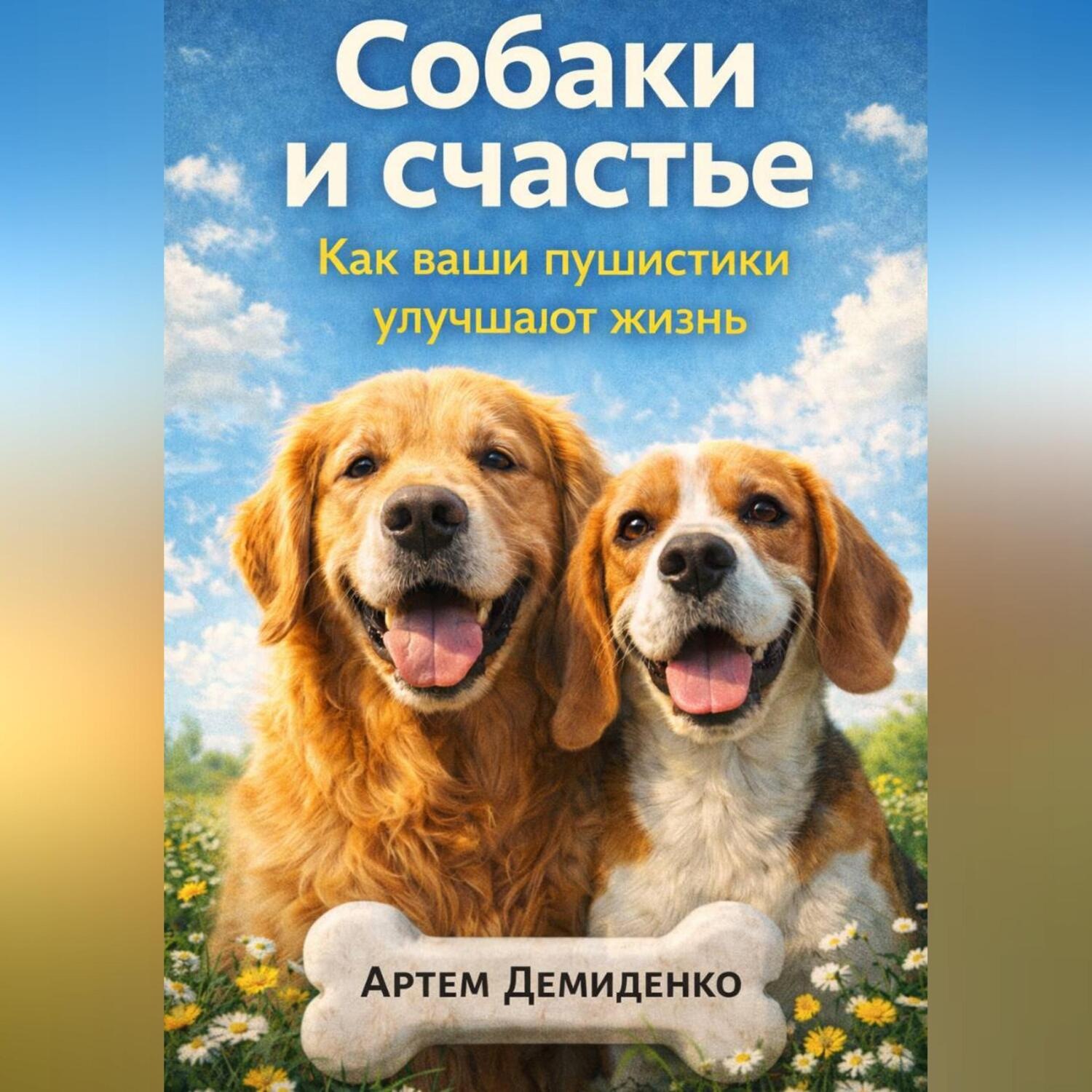 Обложка книги «Собаки и счастье: Как ваши пушистики улучшают жизнь»