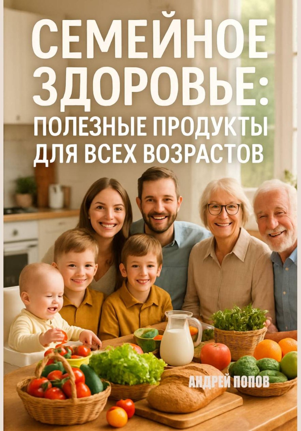Обложка книги «Семейное здоровье: полезные продукты для всех возрастов»