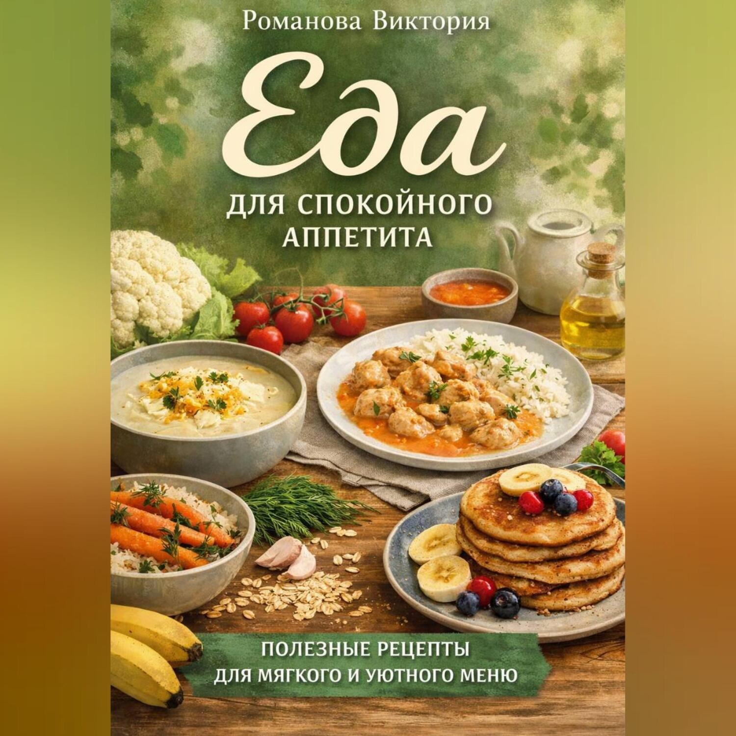 Обложка книги «Еда для спокойного аппетита»