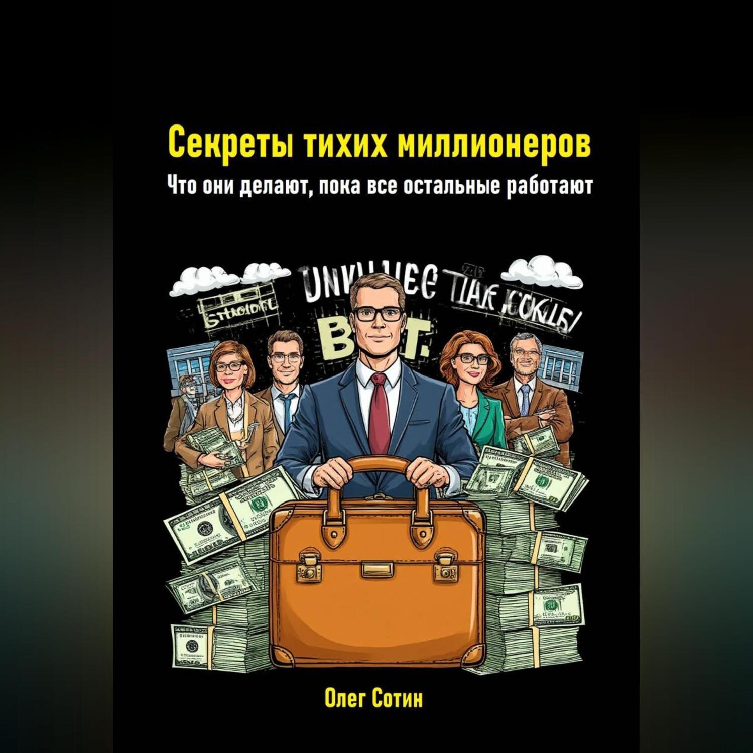 Обложка книги «Секреты тихих миллионеров. Что они делают, пока все остальные работают»