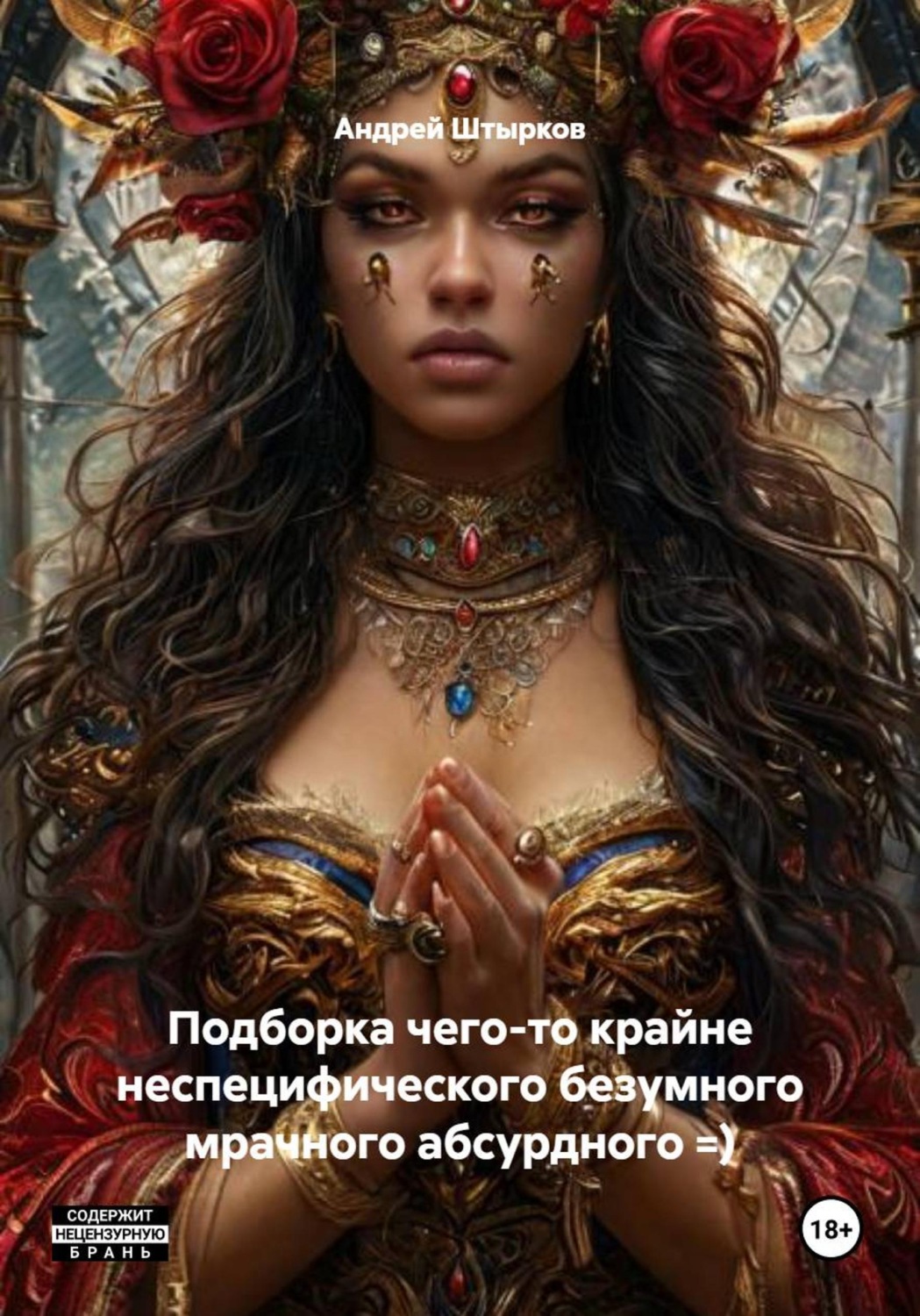 Обложка книги «Подборка чего-то крайне неспецифического безумного мрачного абсурдного =)»