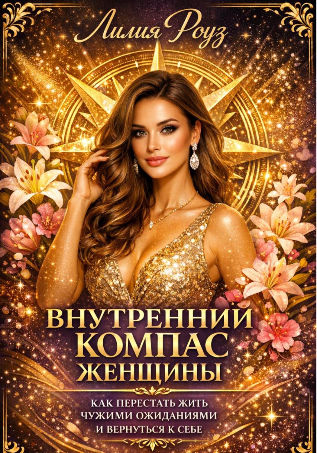 Обложка книги «Внутренний компас женщины: как перестать жить чужими ожиданиями и вернуться к себе»
