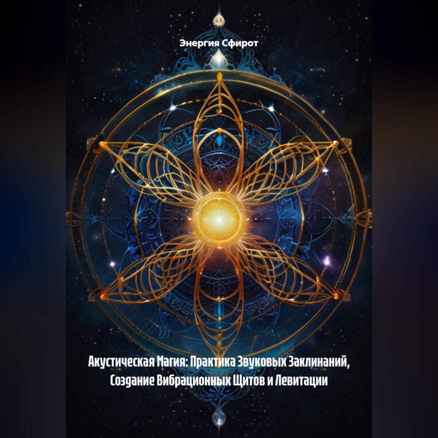Обложка книги «Акустическая Магия: Практика Звуковых Заклинаний, Создание Вибрационных Щитов и Левитации»