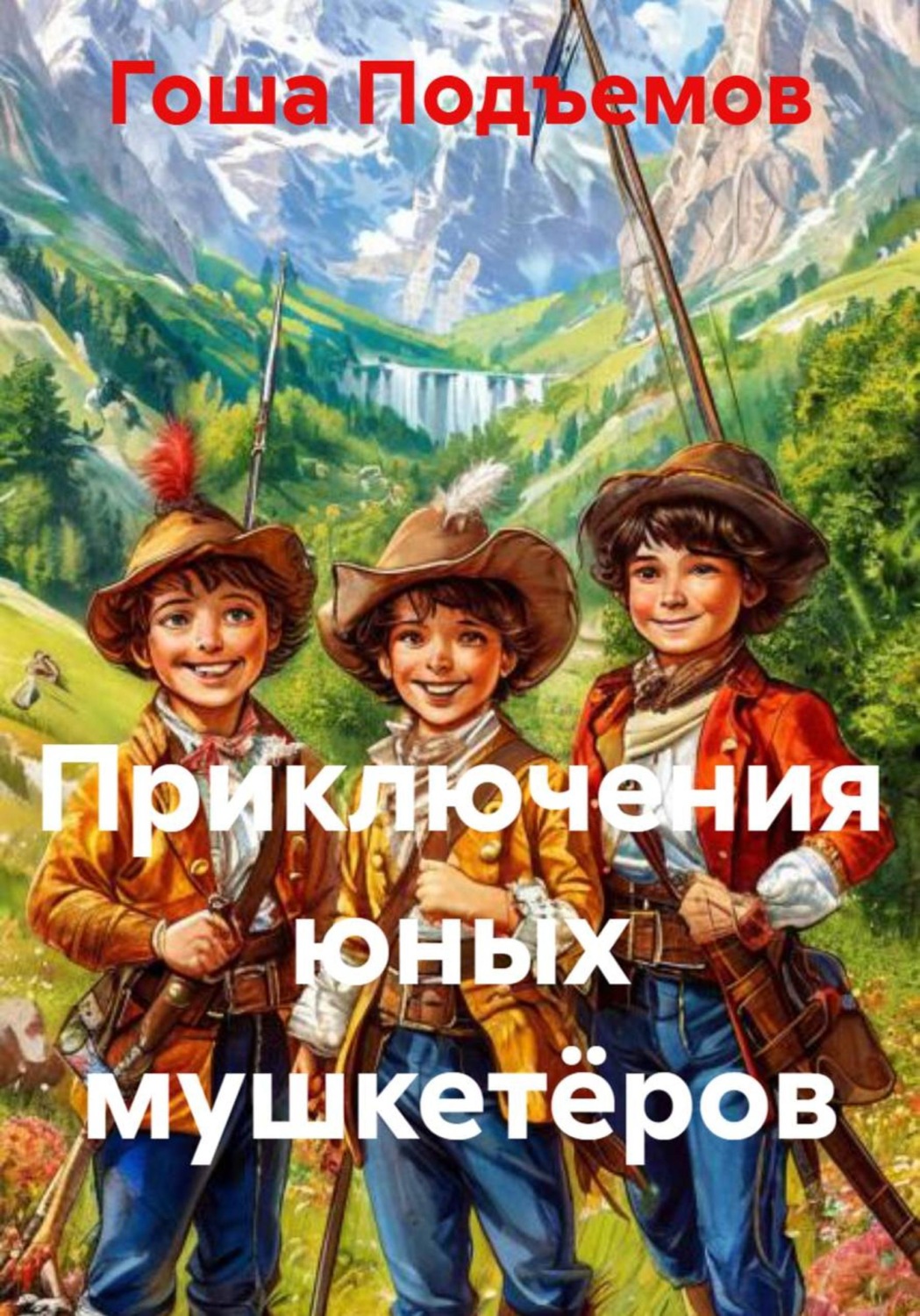 Обложка книги «Приключения юных мушкетёров»