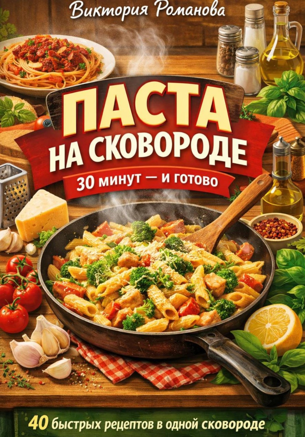 Обложка книги «Паста на сковороде: 30 минут – и готово»