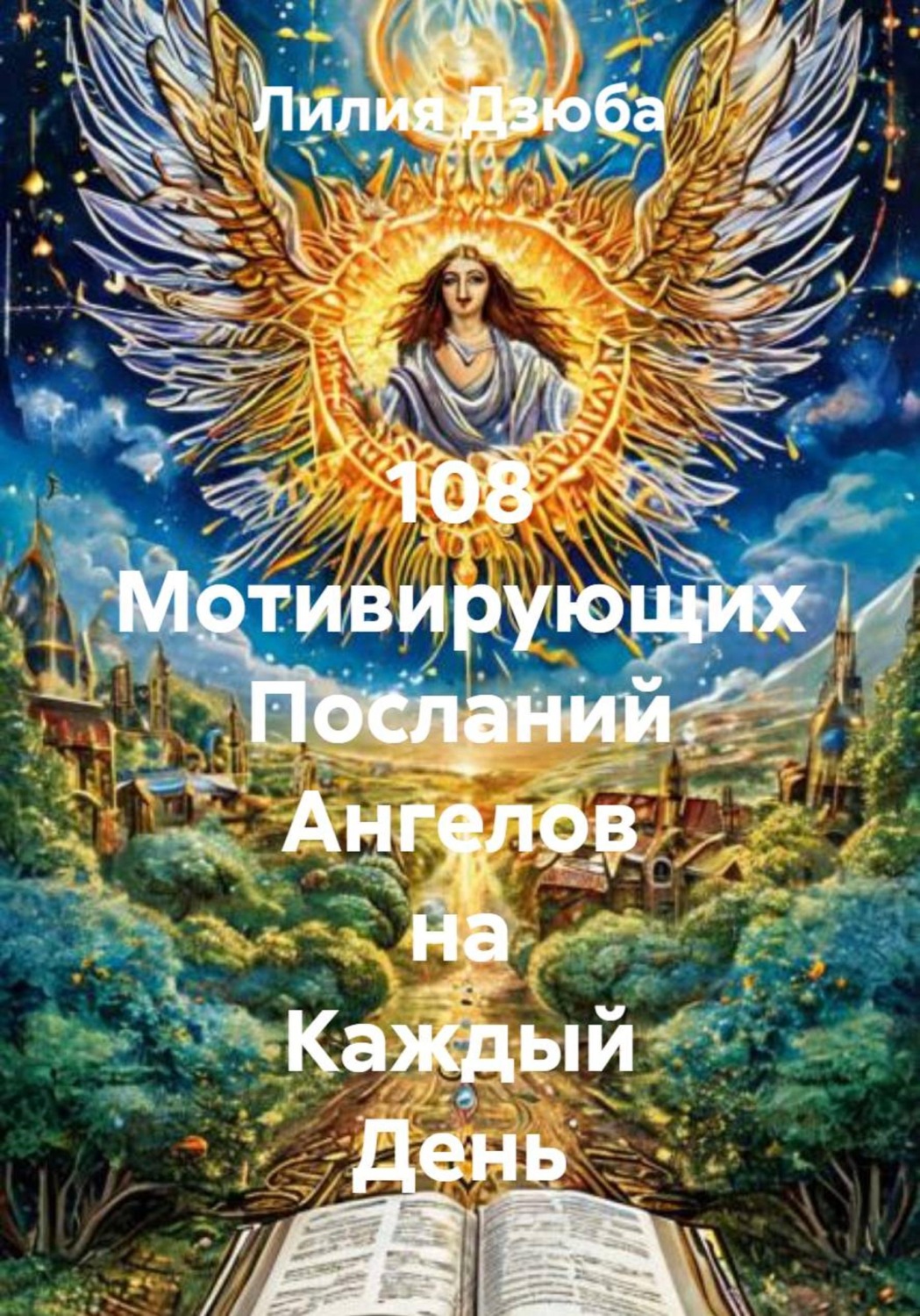 Обложка книги «108 Мотивирующих Посланий Ангелов на Каждый День»