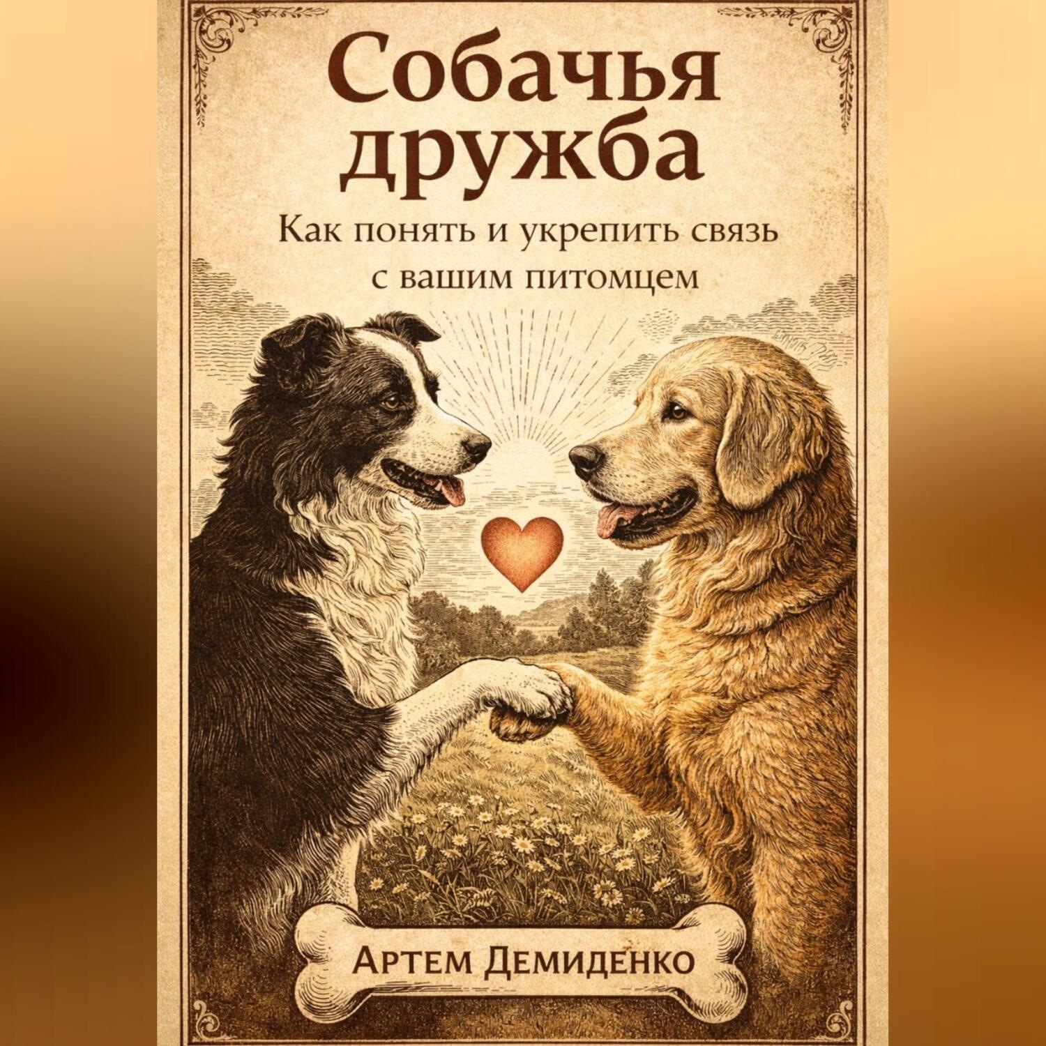 Обложка книги «Собачья дружба: Как понять и укрепить связь с вашим питомцем»