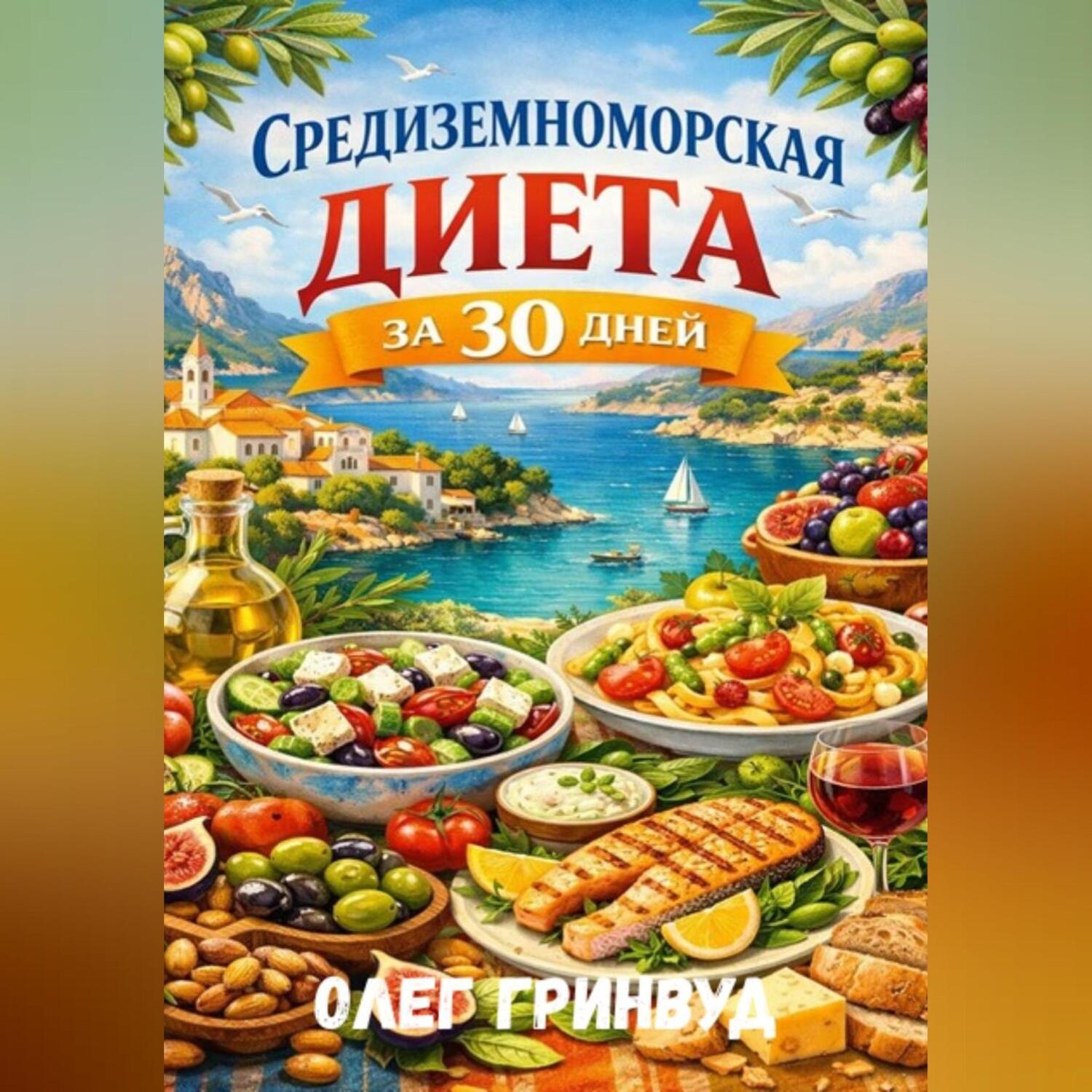 Обложка книги «Средиземноморская диета за 30 дней»