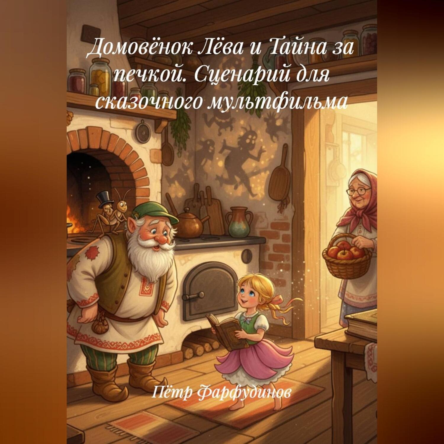 Обложка книги «Домовёнок Лёва и Тайна за печкой СЦЕНАРИЙ ДЛЯ СКАЗОЧНОГО МУЛЬТФИЛЬМА»