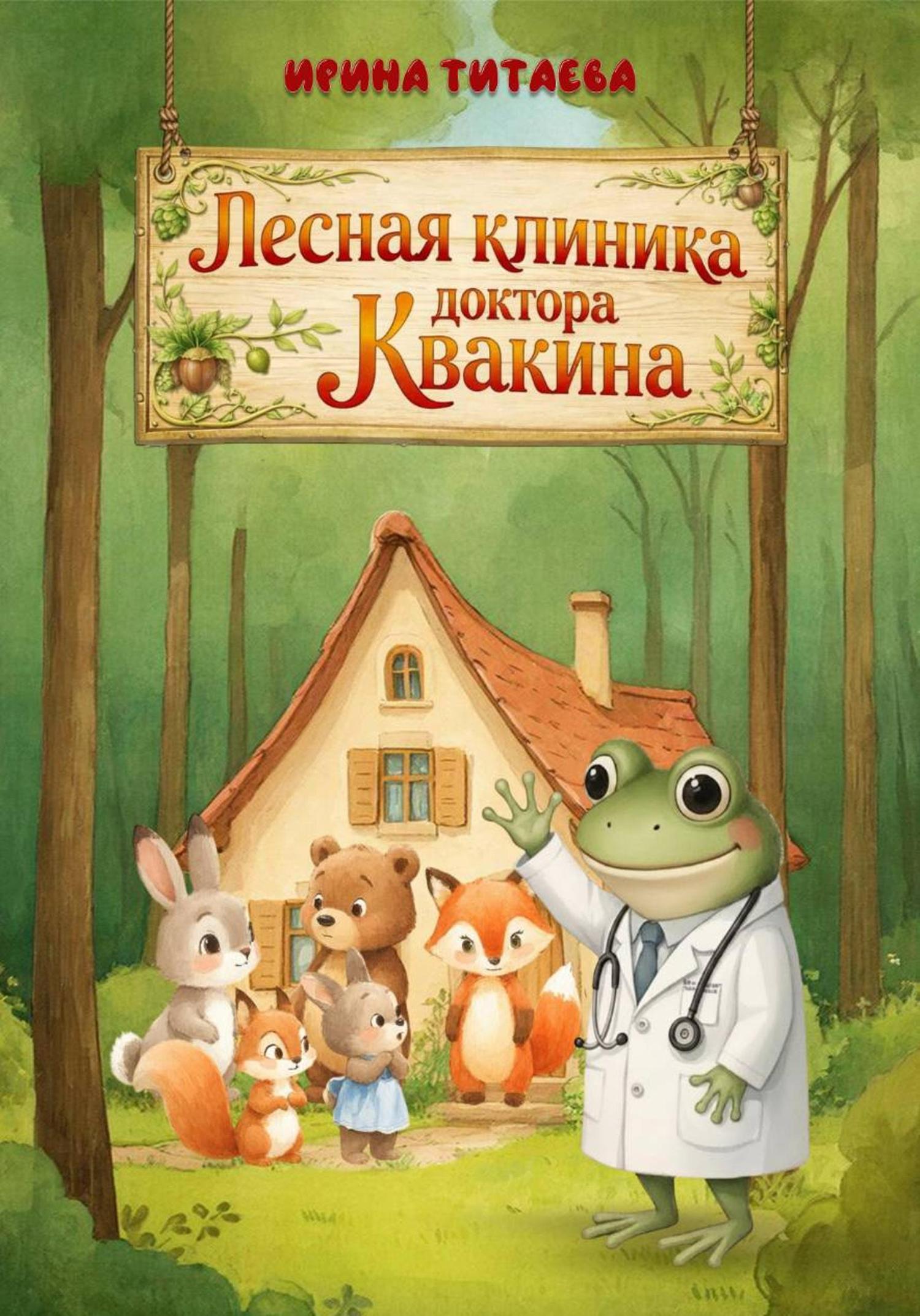 Обложка книги «Лесная клиника доктора Квакина»