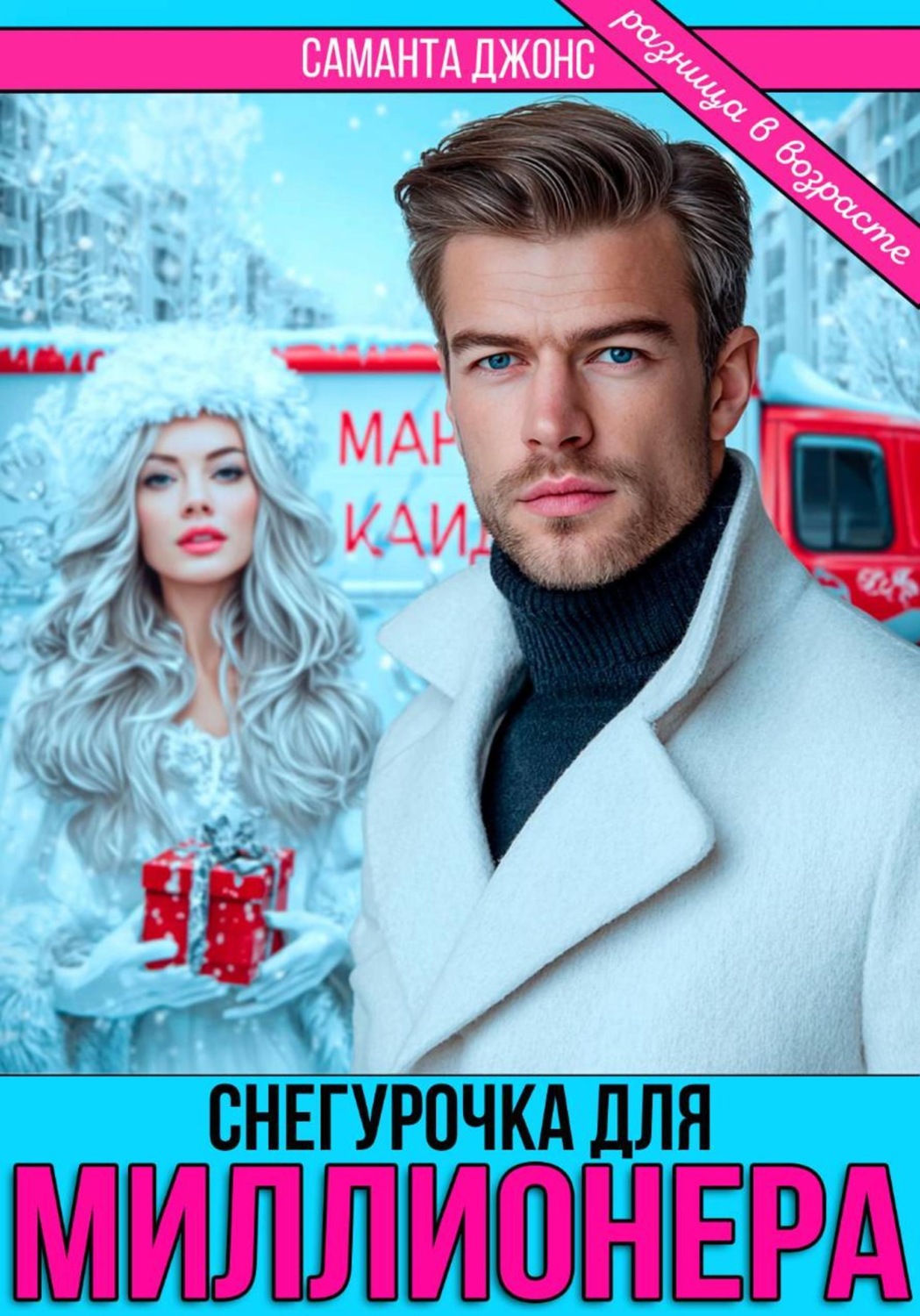 Обложка книги «Снегурочка для миллионера. Разница в возрасте»