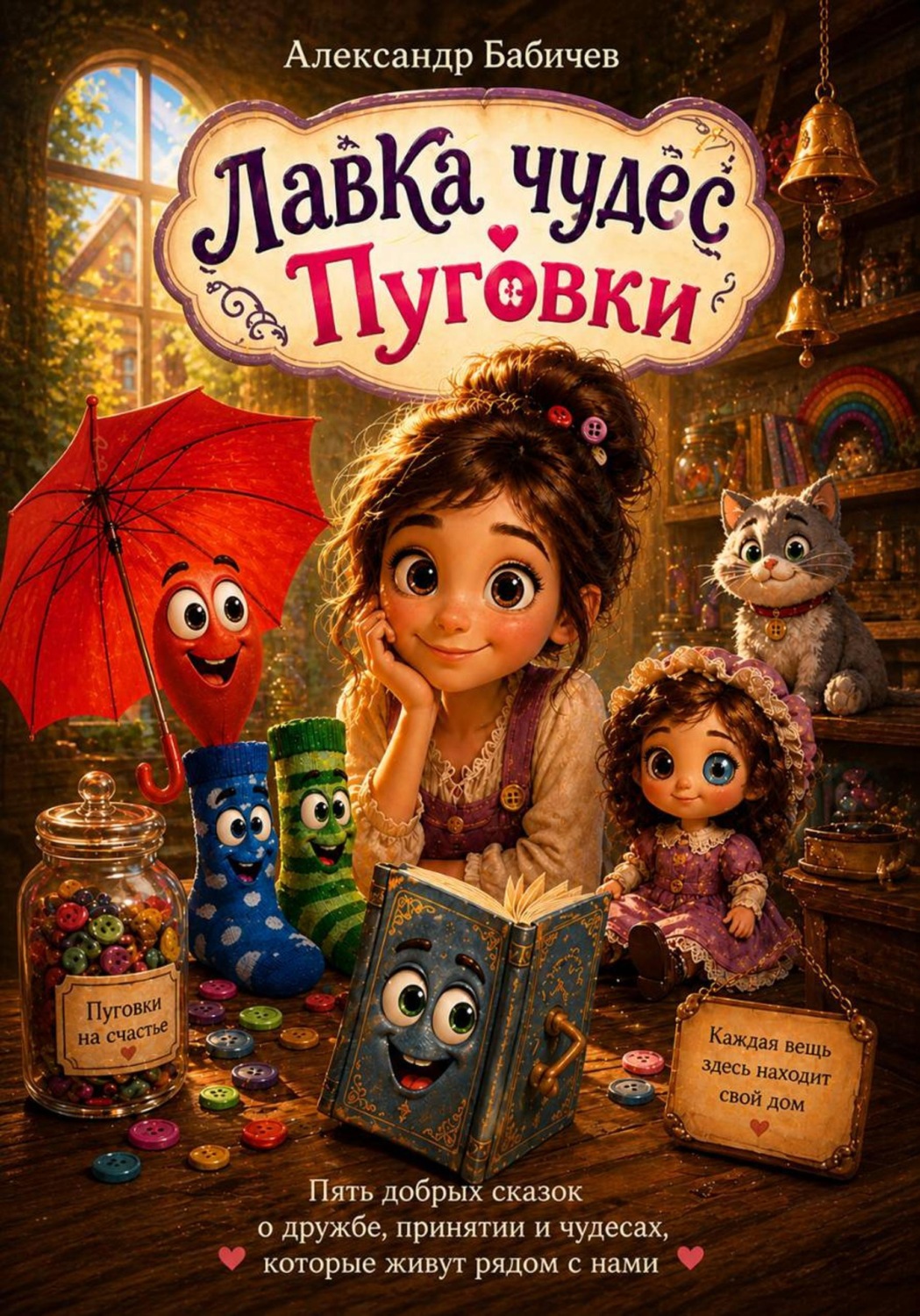 Обложка книги «Лавка чудес Пуговки»