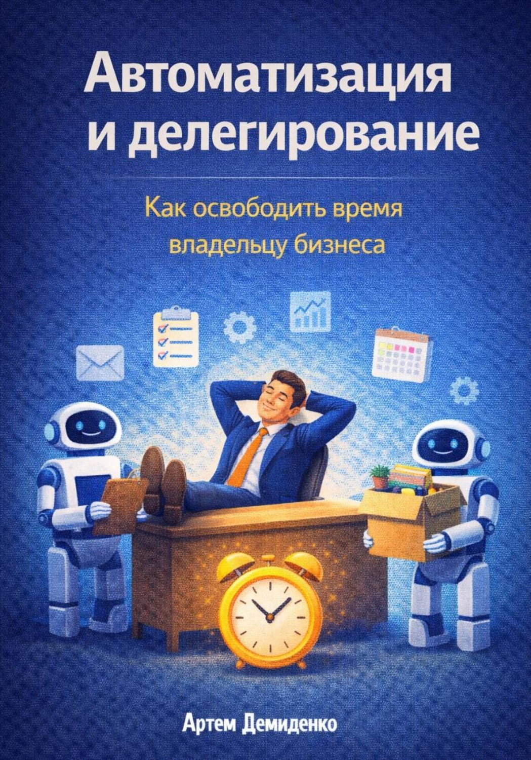 Обложка книги «Автоматизация и делегирование: Как освободить время владельцу бизнеса»