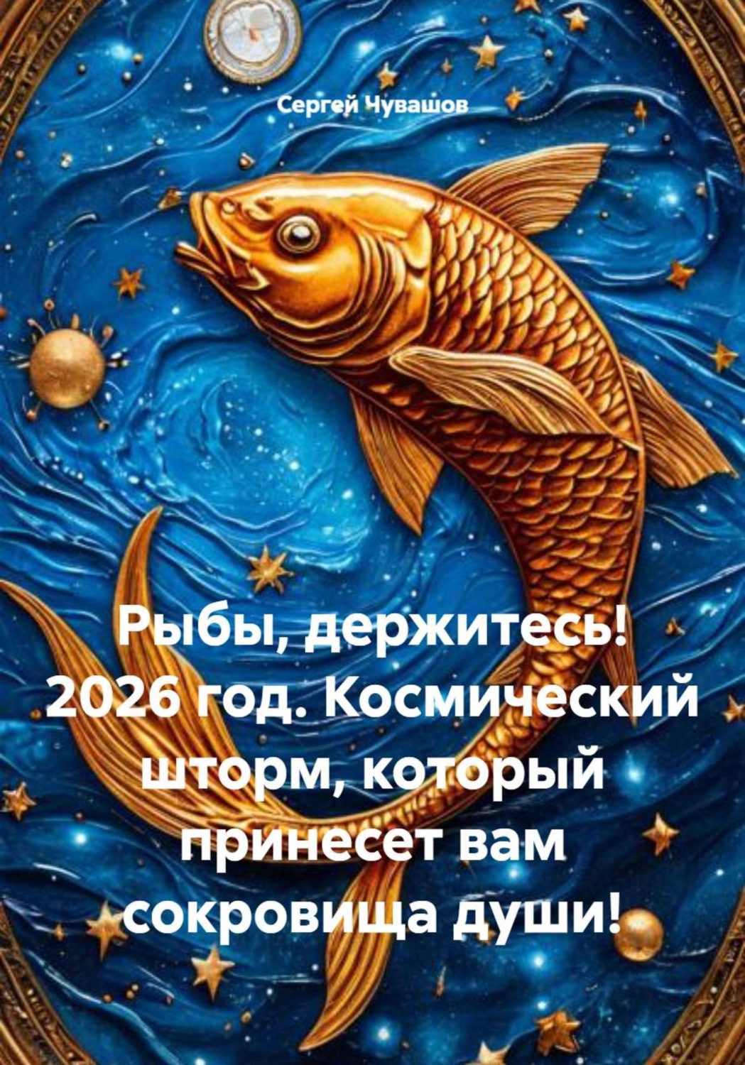 Обложка книги «Рыбы, держитесь! 2026 год. Космический шторм, который принесет вам сокровища души!»