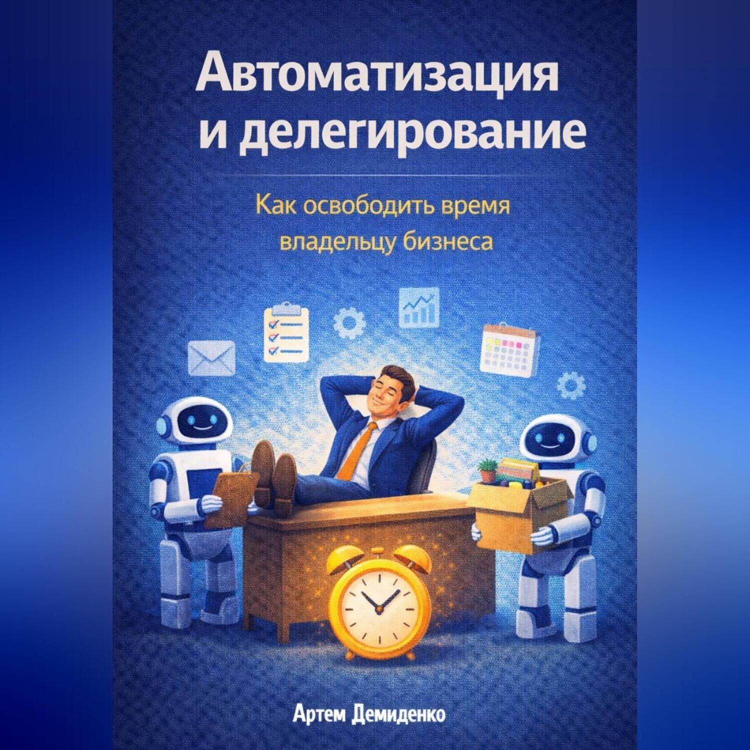 Обложка книги «Автоматизация и делегирование: Как освободить время владельцу бизнеса»