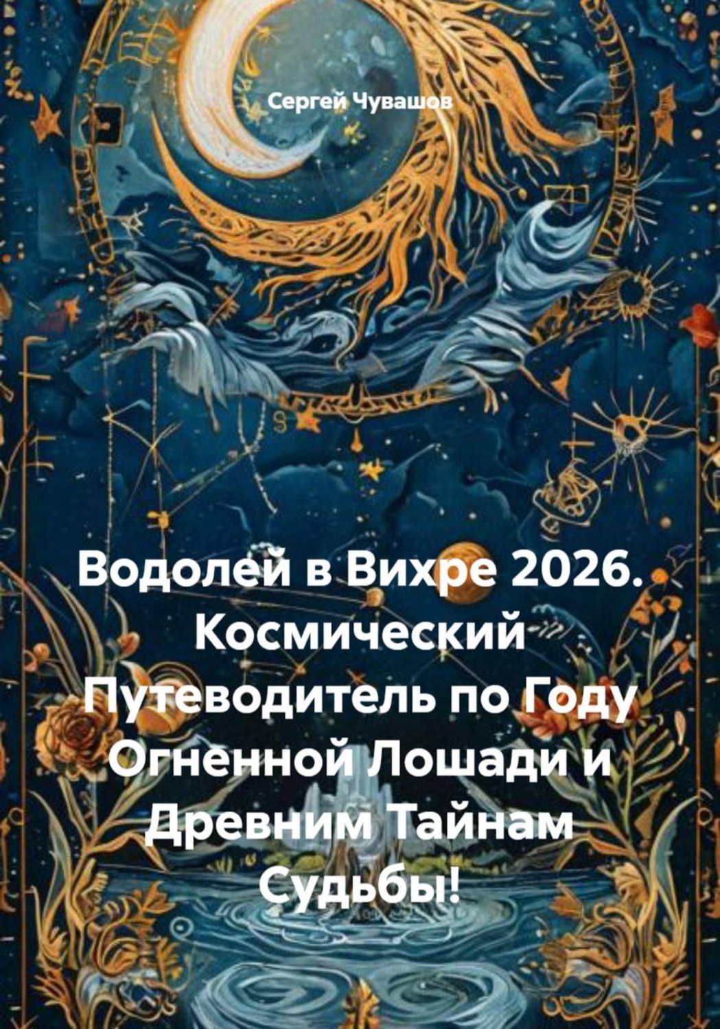 Обложка книги «Водолей в Вихре 2026. Космический Путеводитель по Году Огненной Лошади и Древним Тайнам Судьбы!»