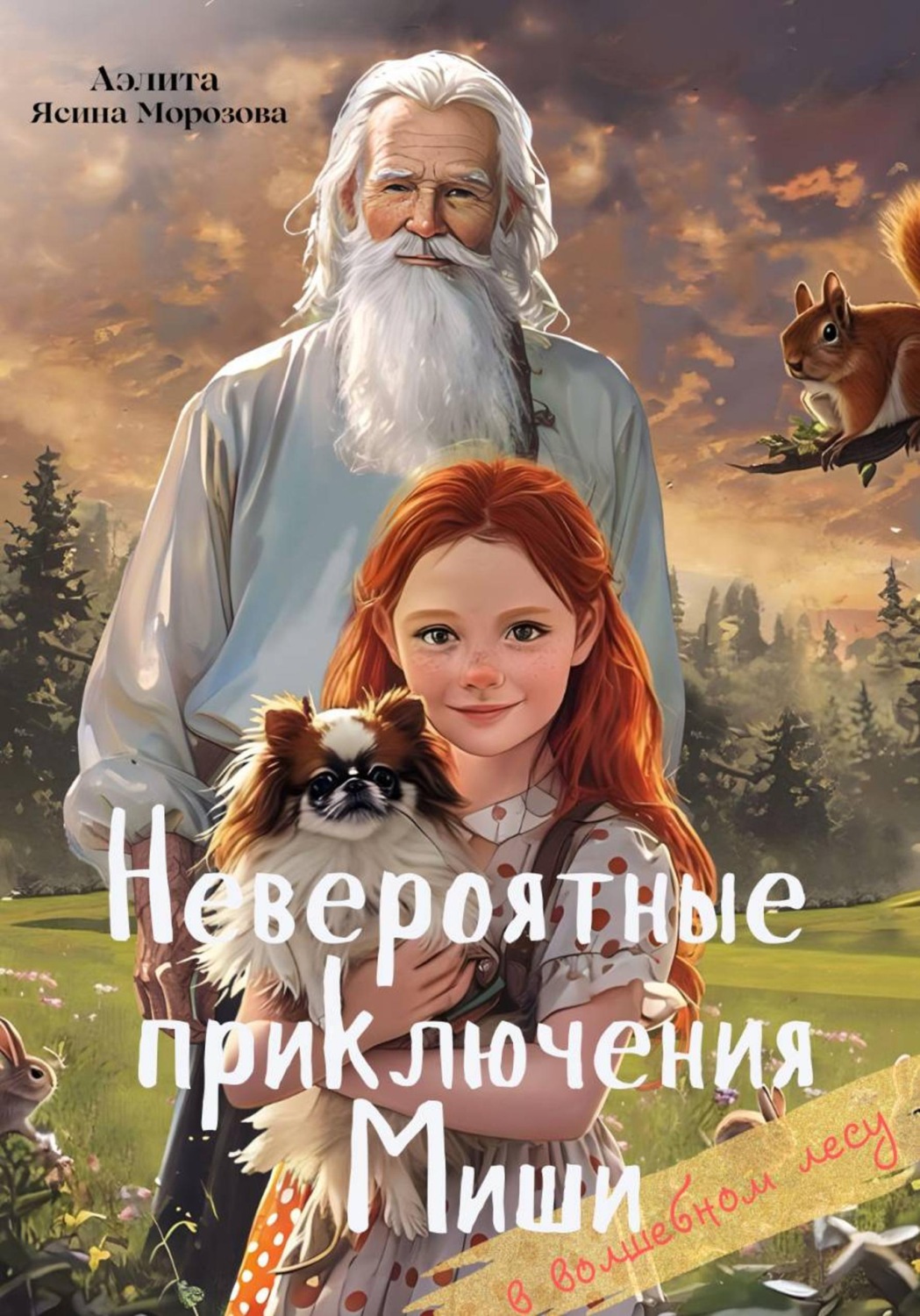 Обложка книги «Невероятные приключения Миши в волшебном лесу»