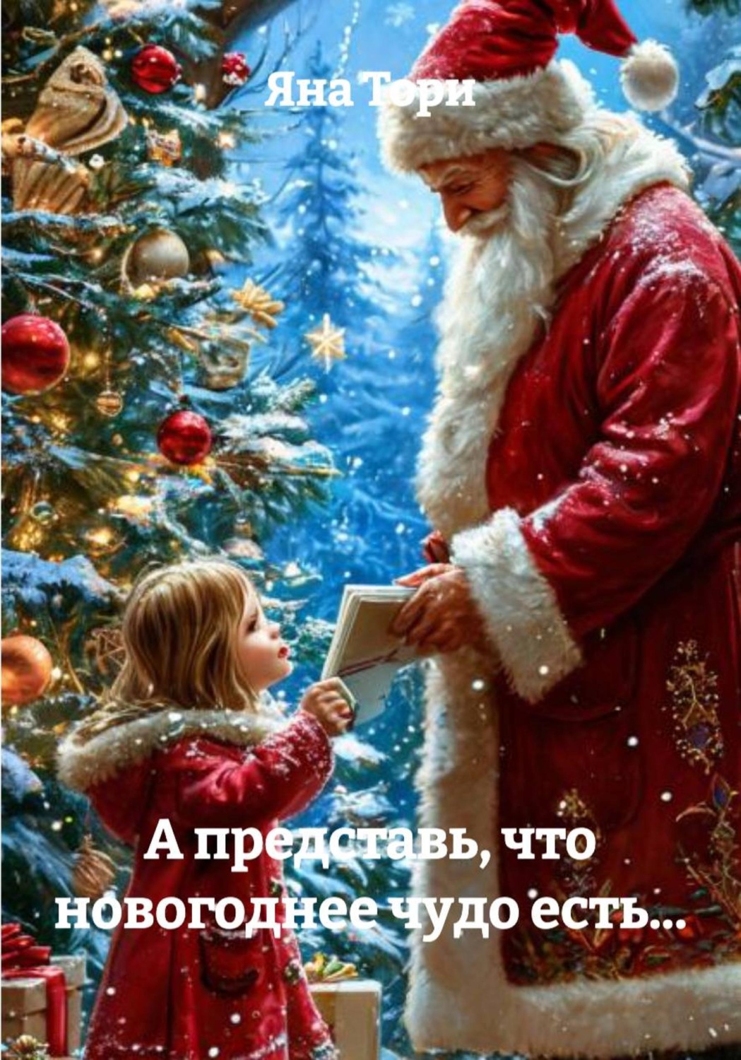 Обложка книги «А представь, что новогоднее чудо есть…»