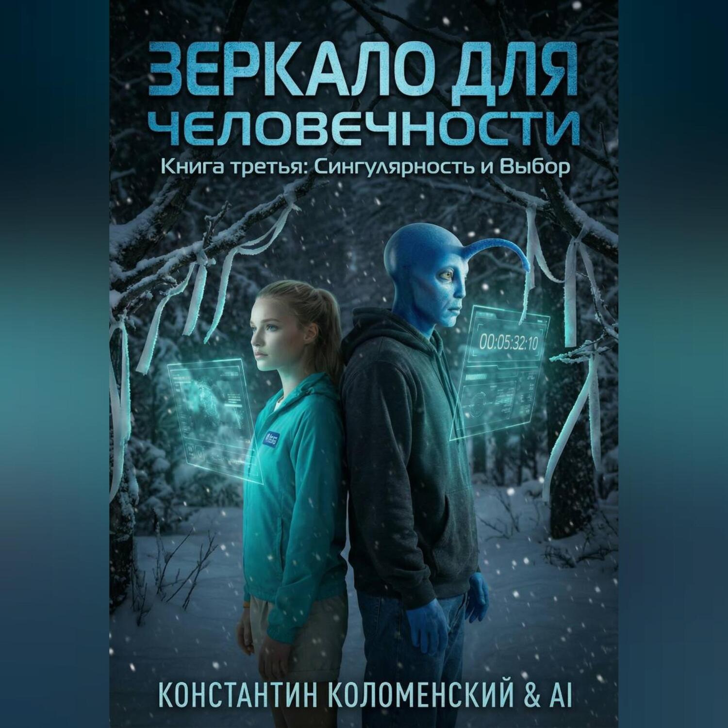 Обложка книги «AI LOVE WORLD: ЗЕРКАЛО ДЛЯ ЧЕЛОВЕЧНОСТИ»