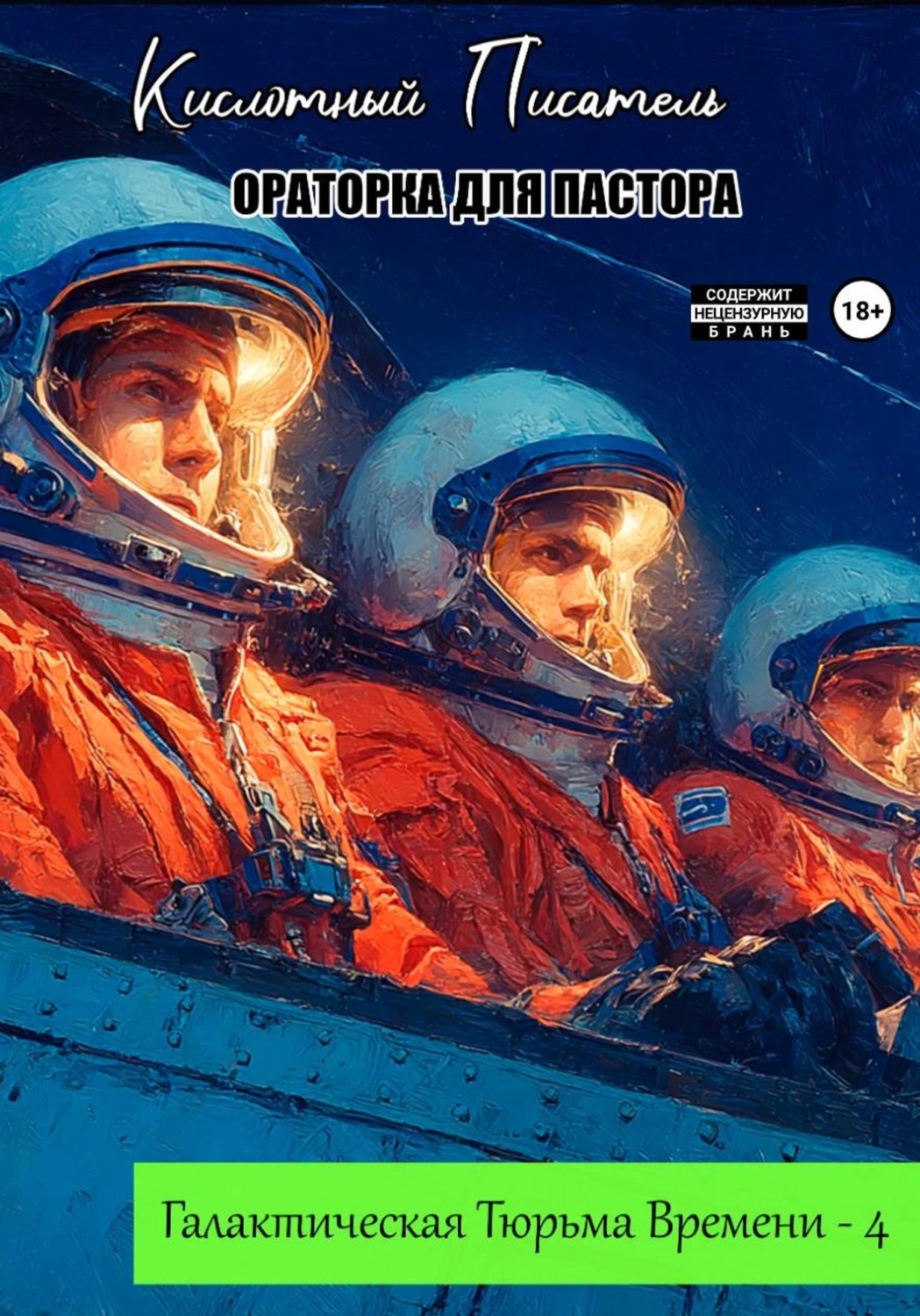 Обложка книги «Галактическая тюрьма времени – 4: Ораторка для пастора»