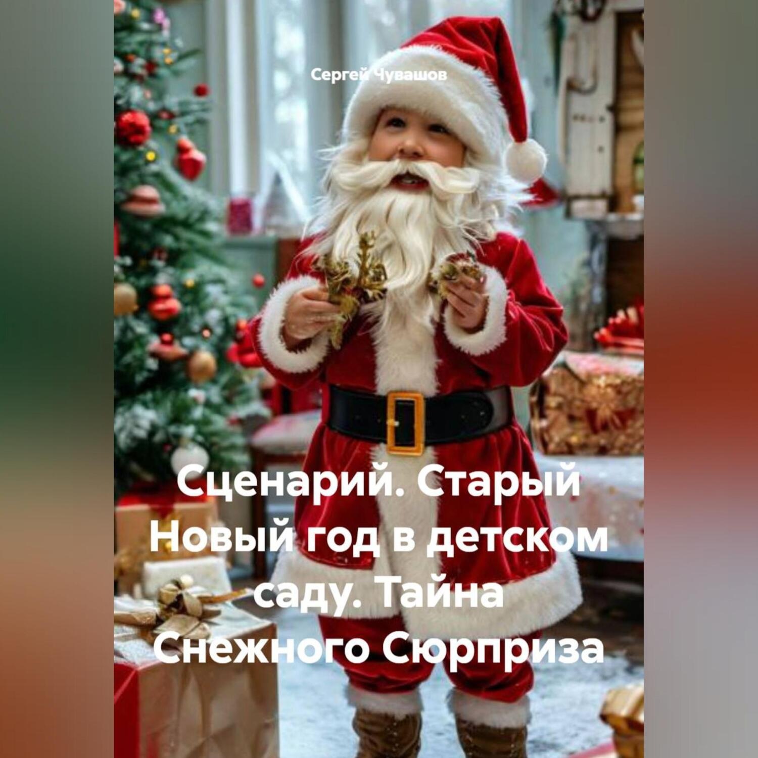 Обложка книги «Сценарий. Старый Новый год в детском саду. Тайна Снежного Сюрприза»