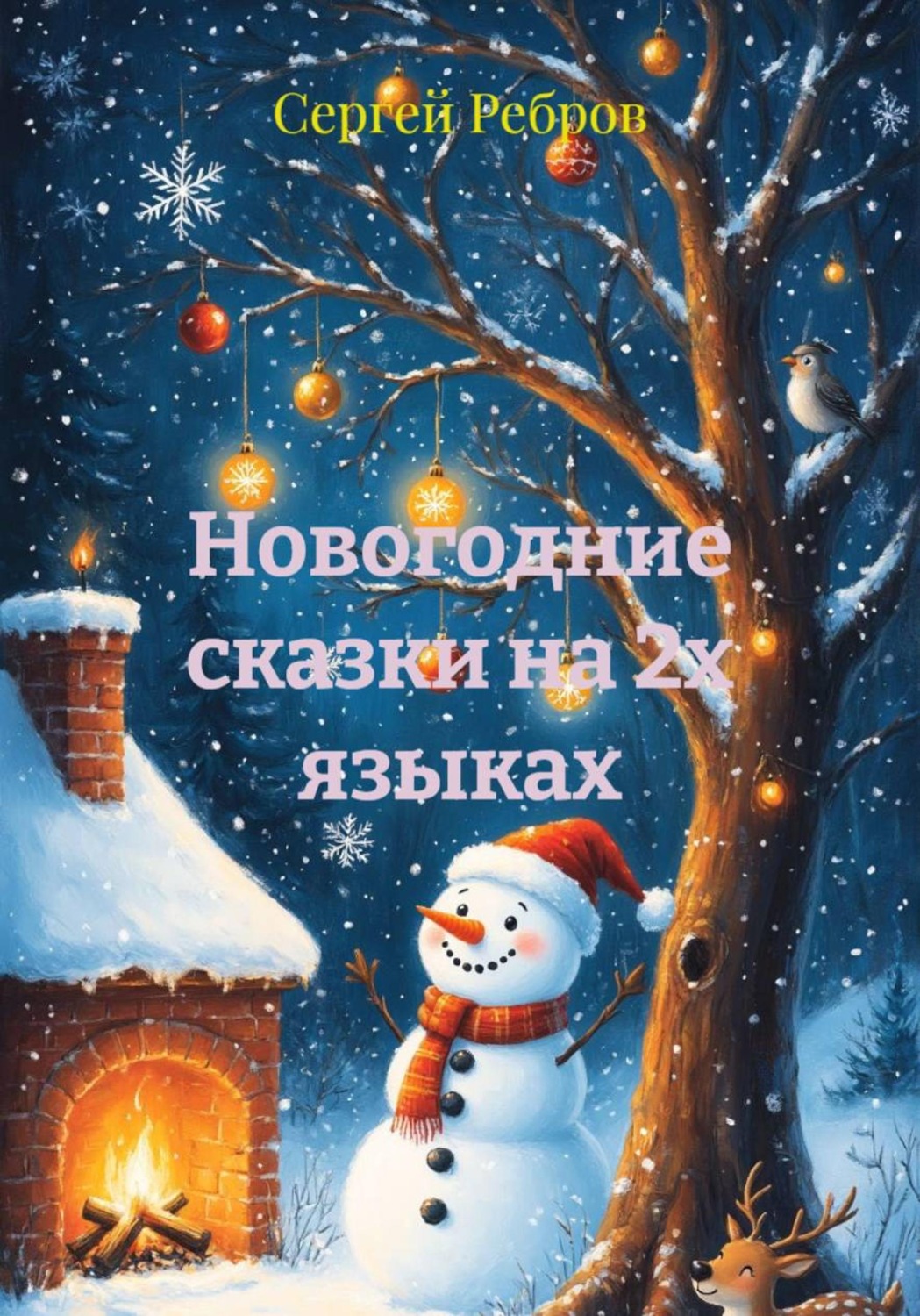 Обложка книги «Новогодние сказки на 2х языках»