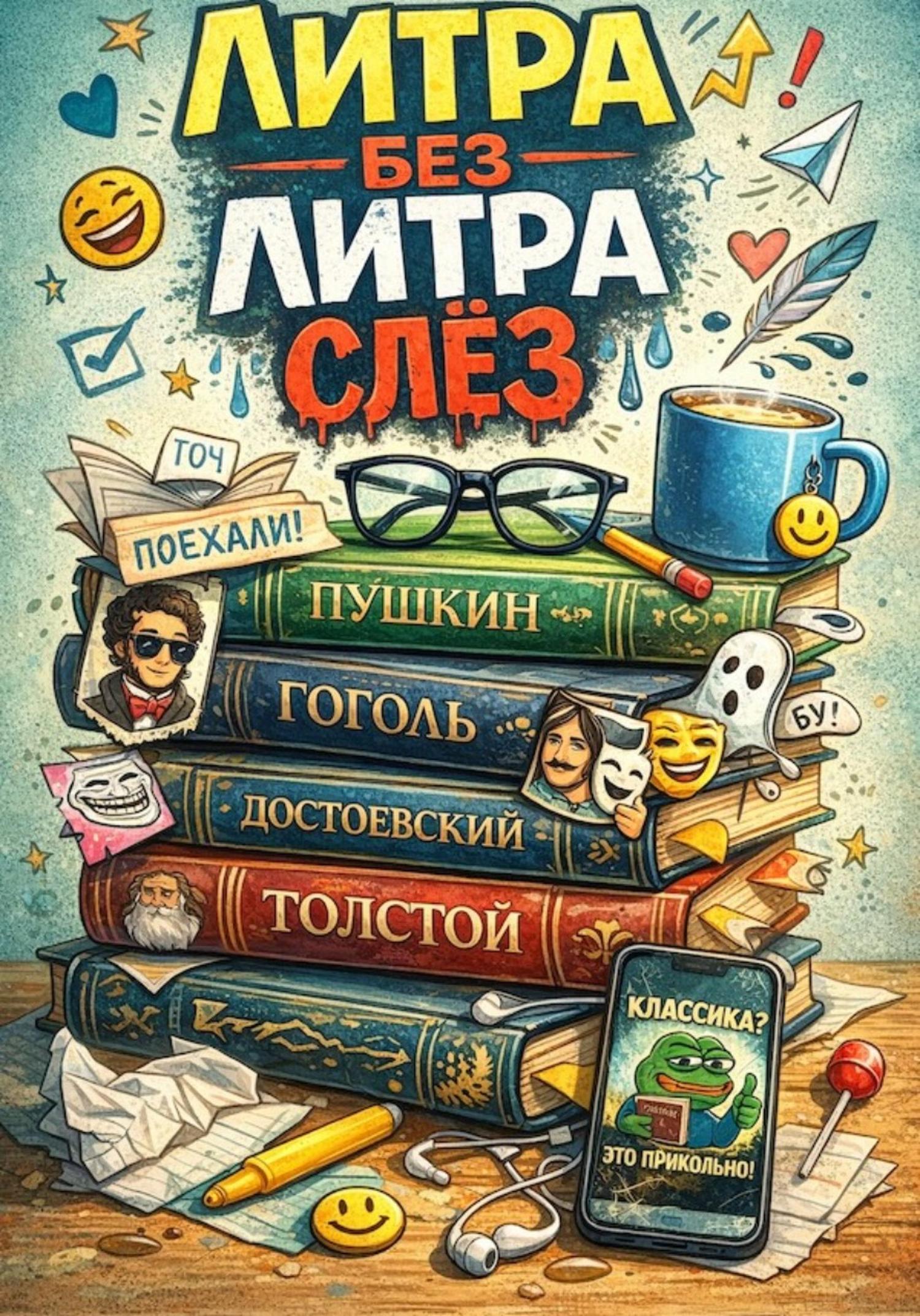 Обложка книги «Литра без литра слёз»