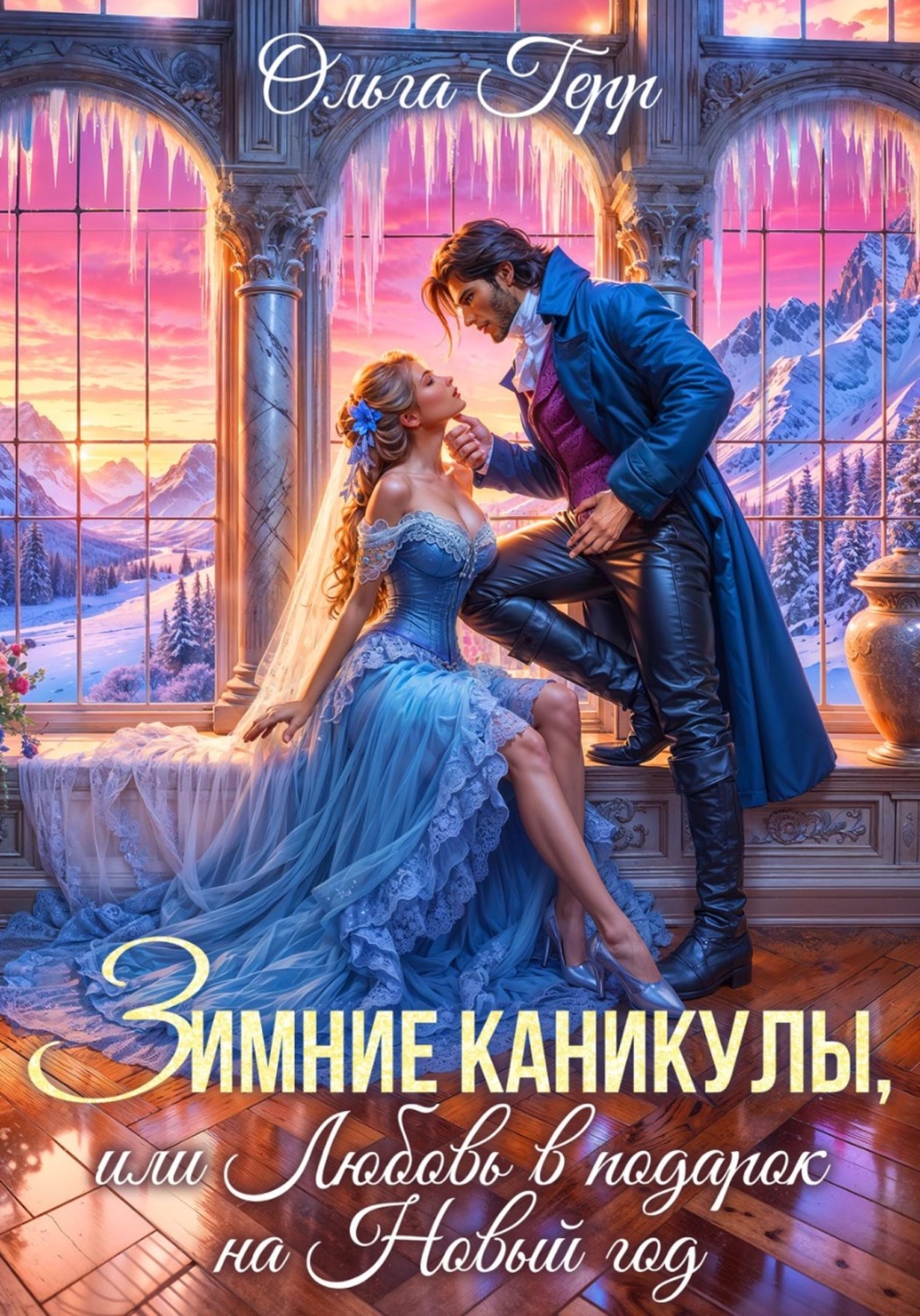 Обложка книги «Зимние каникулы, или Любовь в подарок на Новый год»